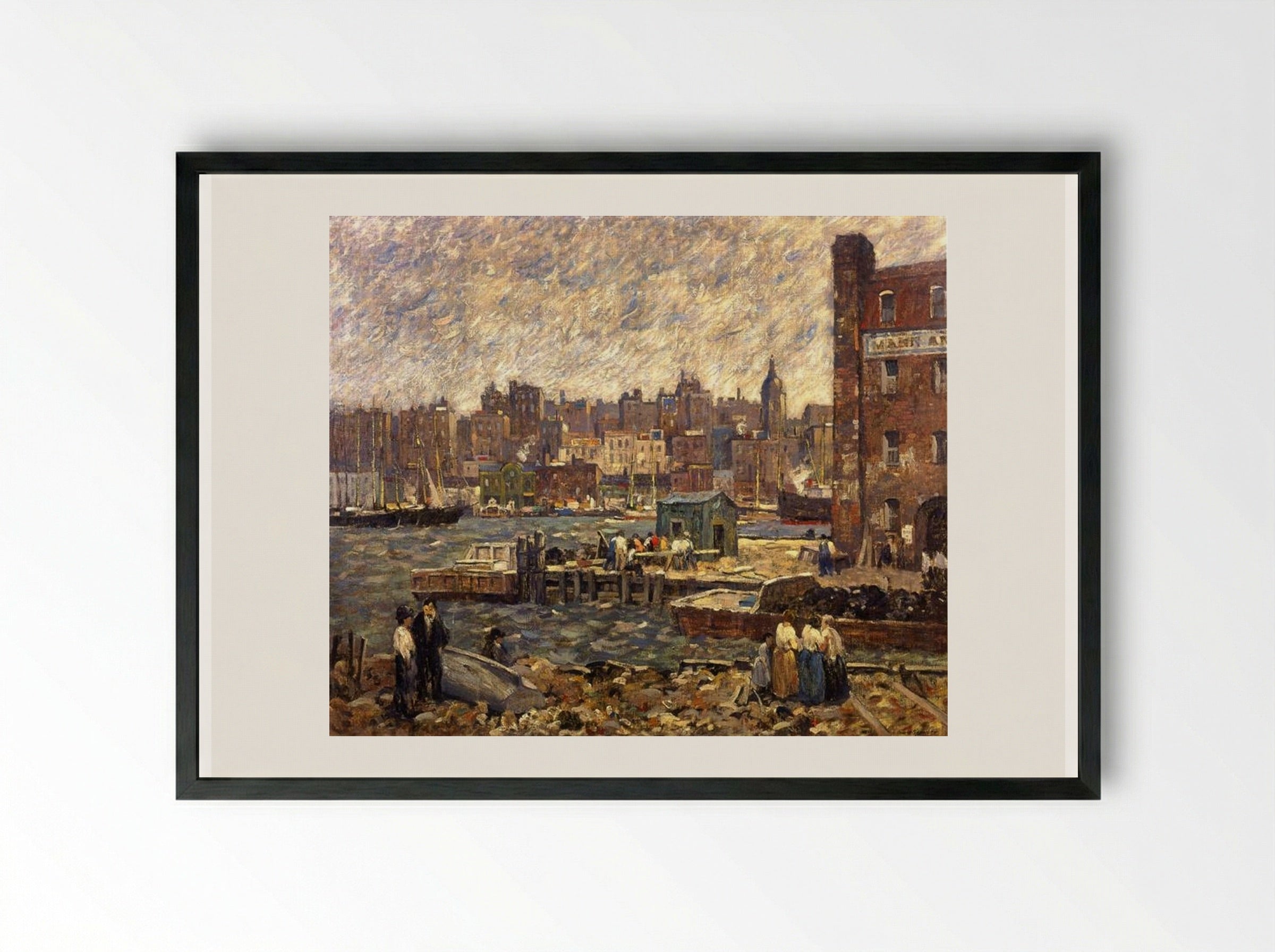Weather - Robert Spencer - Framed Print Black