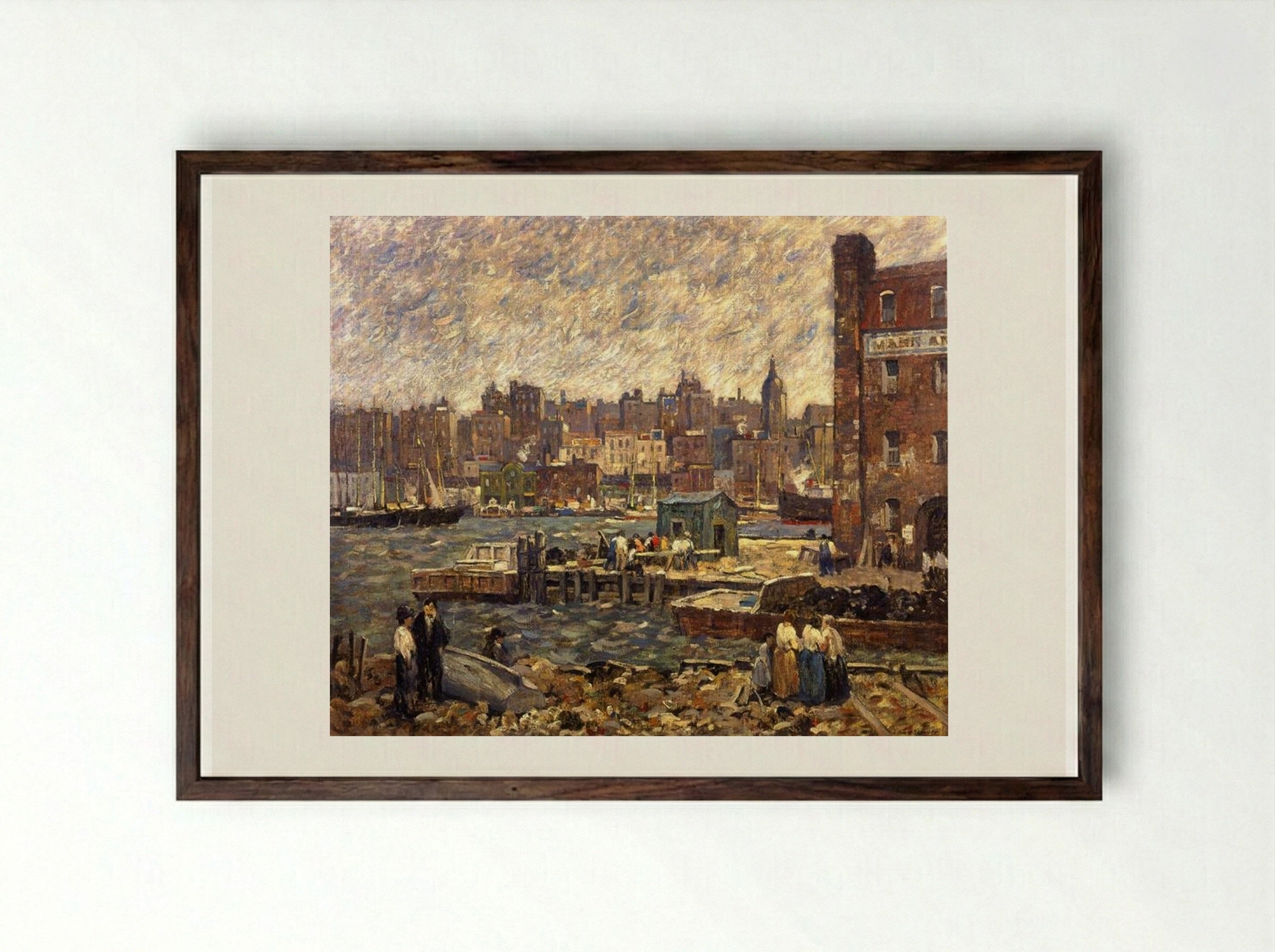 Weather - Robert Spencer - Framed Print Dark Wood