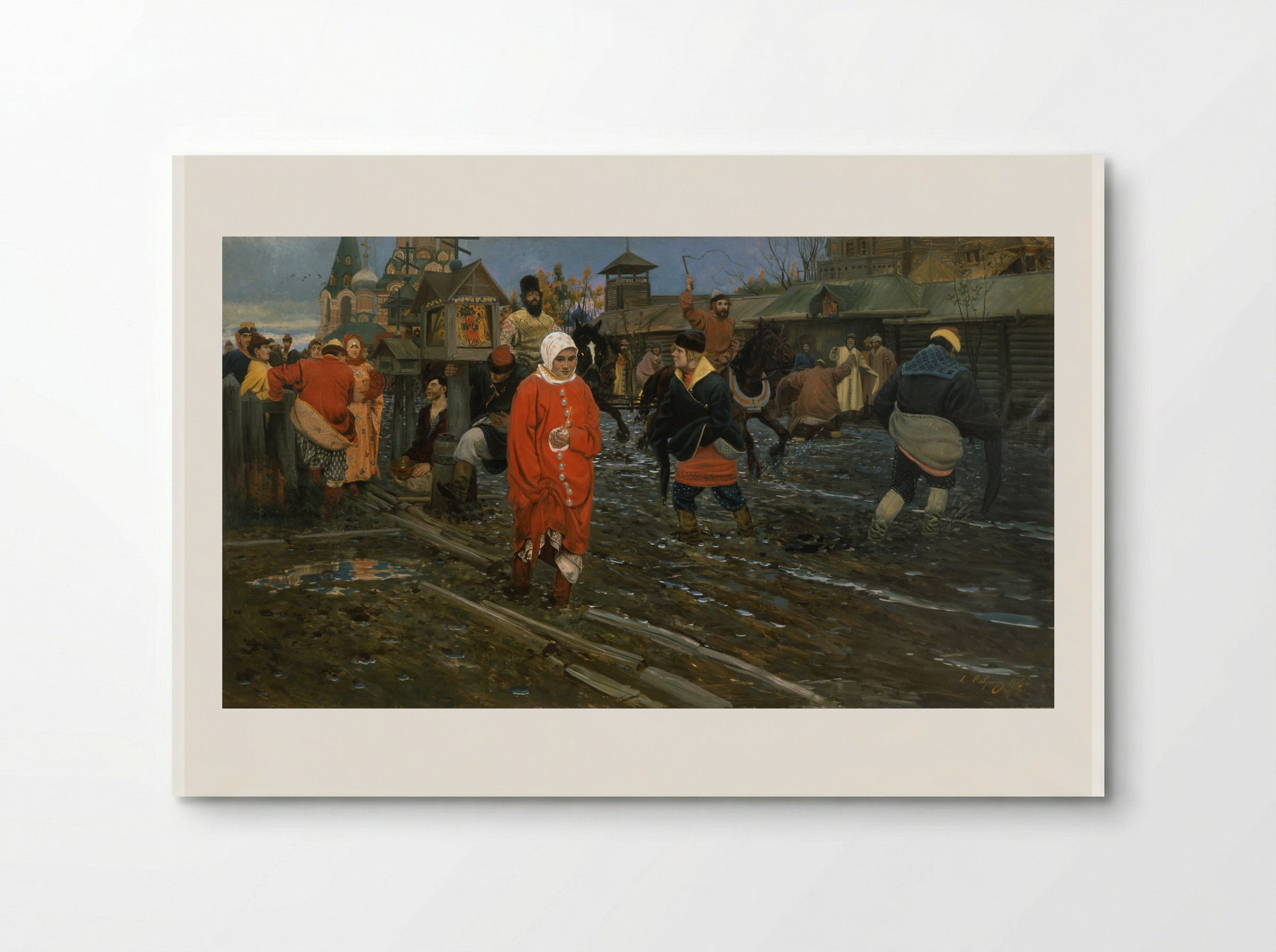 Wedding Train in the XVII Century, Moscow - Andrei Ryabushkin - Poster