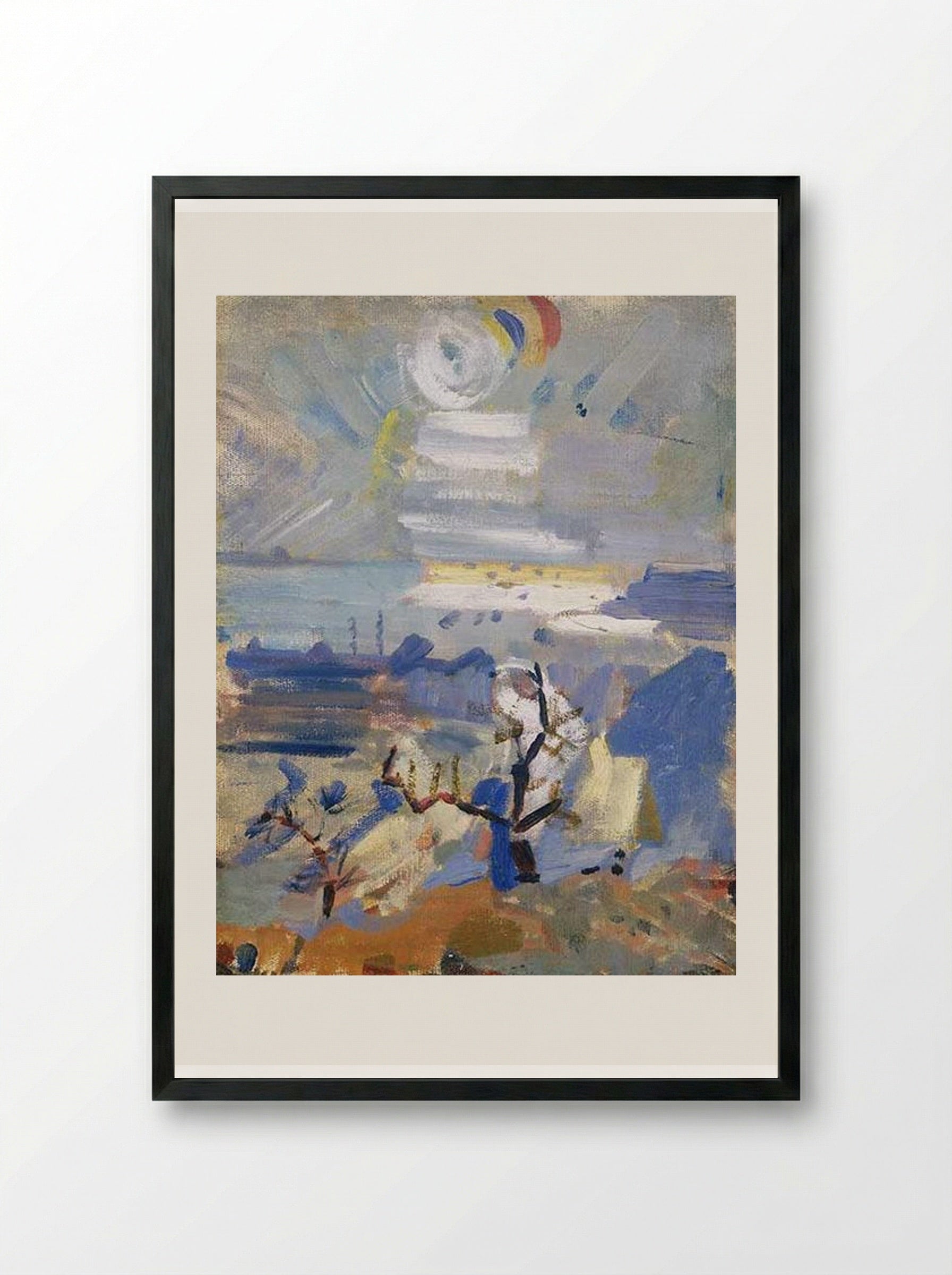 Weehawken Sequence, No. 30 - John Marin - Framed Print Black