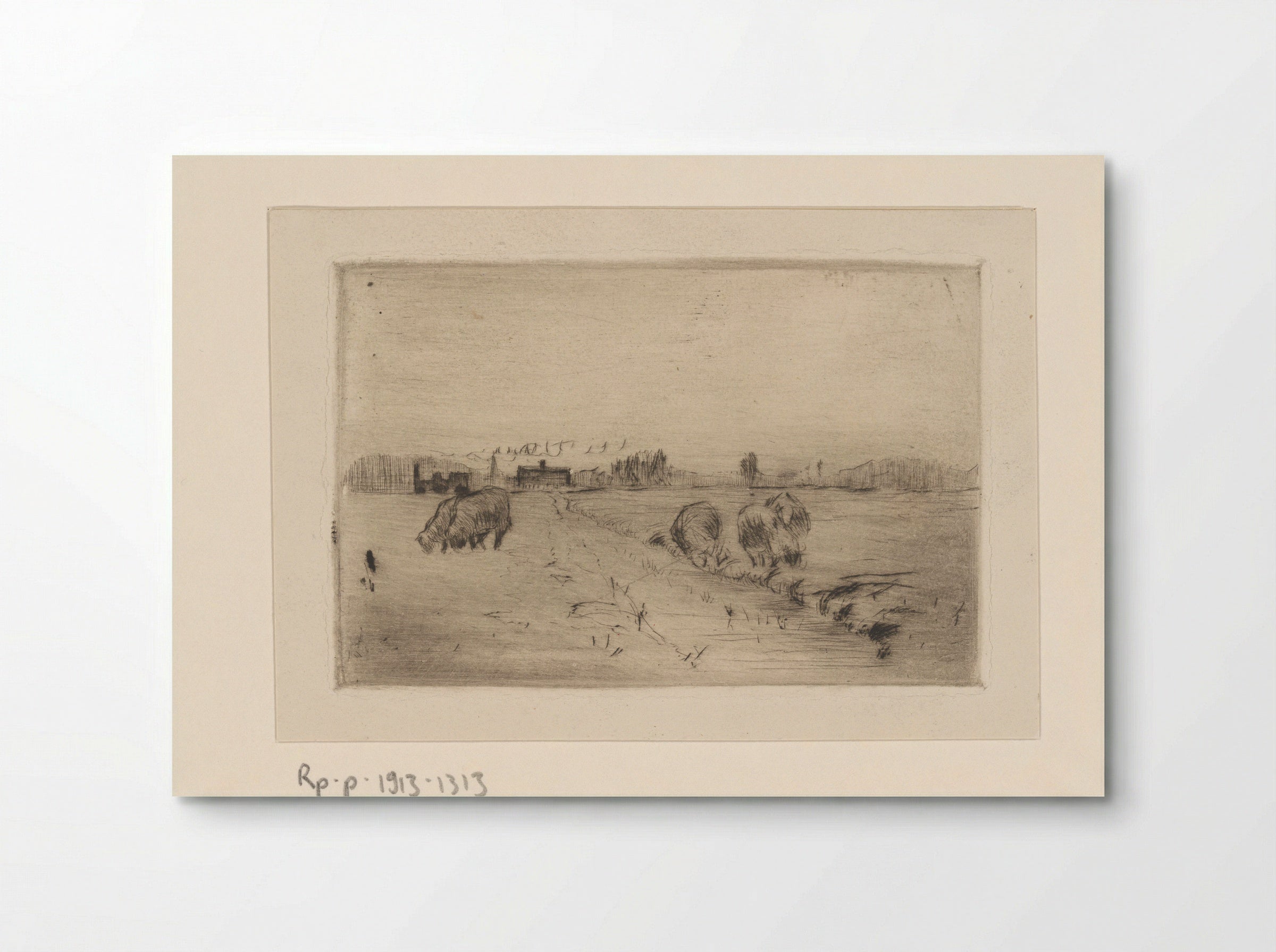 Weiland met schapen - Philip Zilcken - Poster