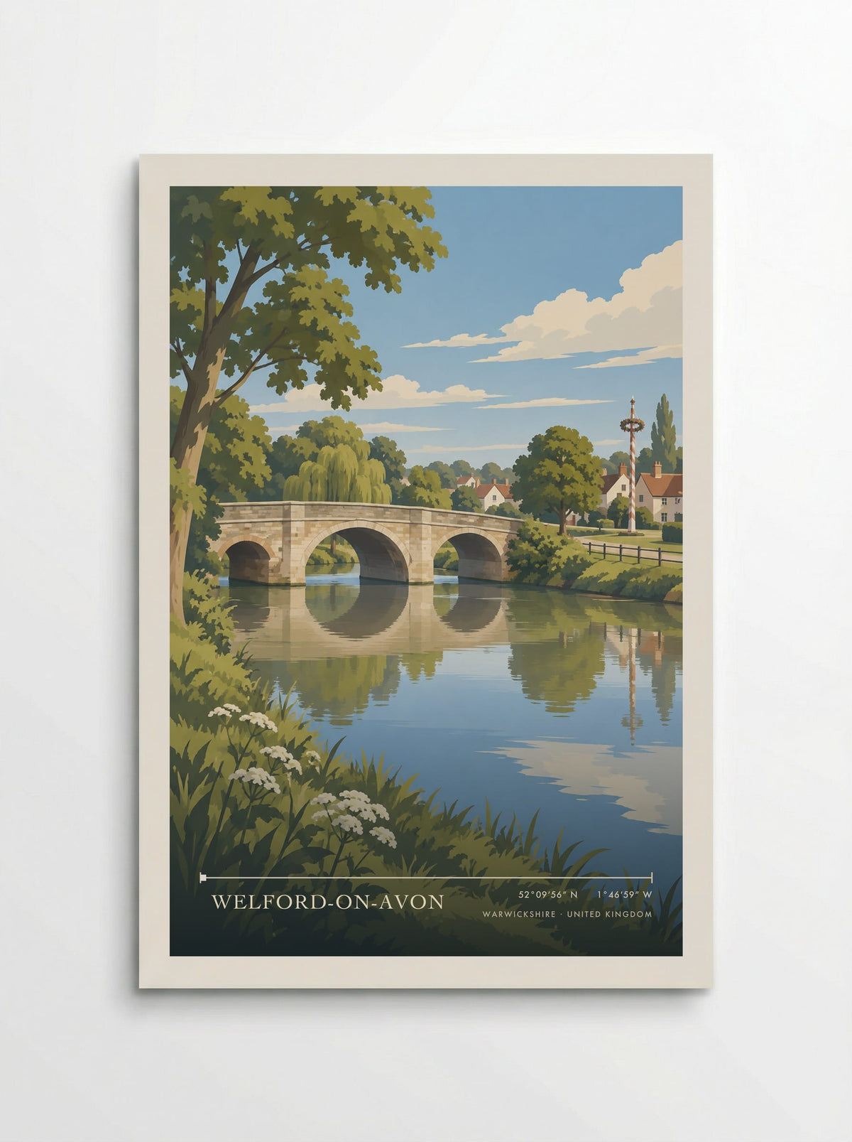 Welford-on-Avon, Warwickshire | Travel Poster - Poster