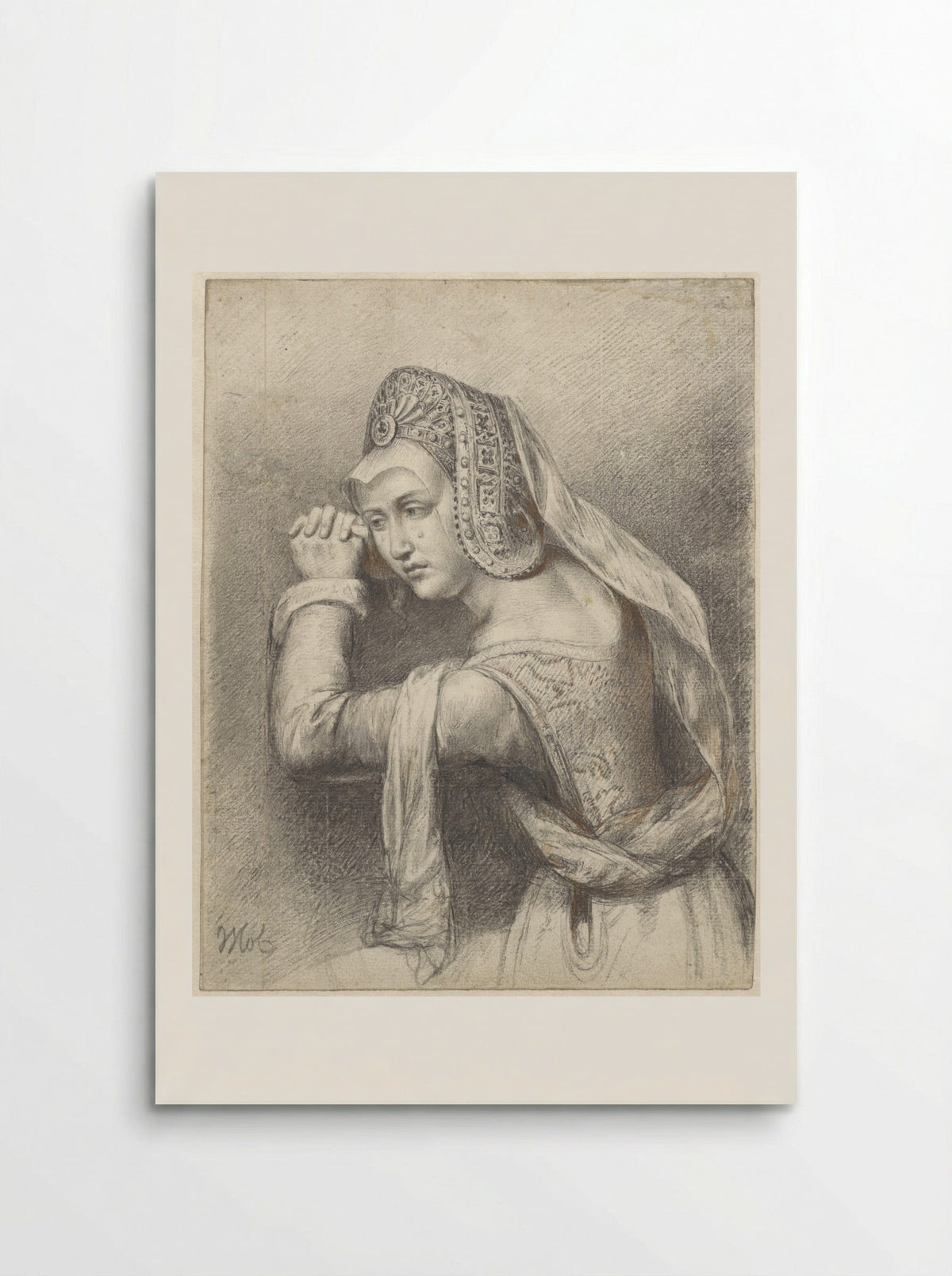 Wenende Maria Magdalena - Woutherus Mol - Poster
