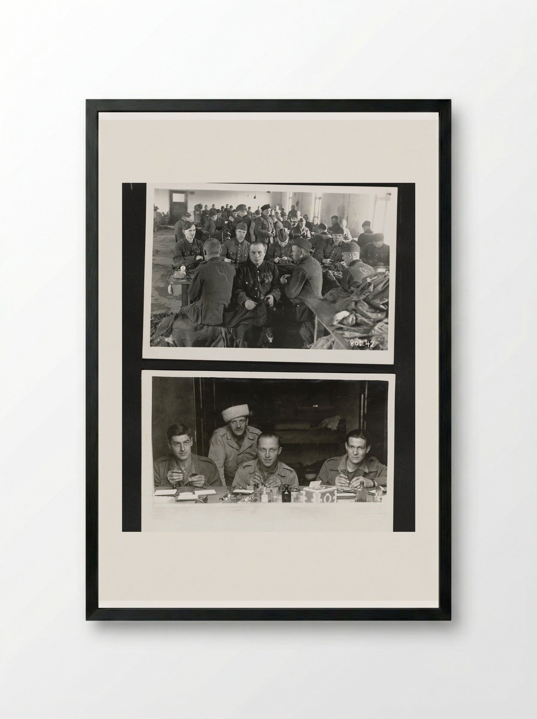 Werkplaatsen - Dick W.B. van Maarseveen - Framed Print Black