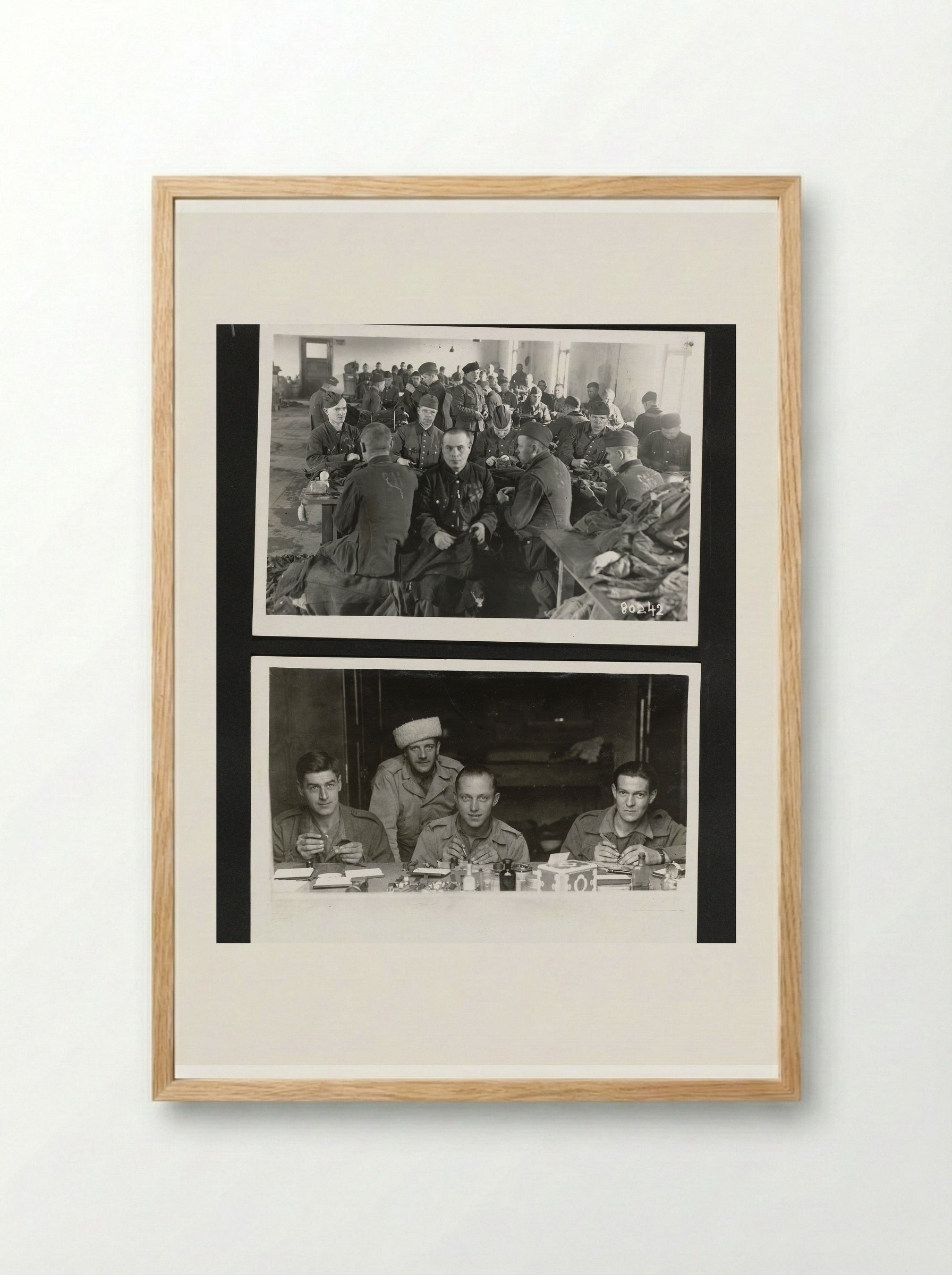 Werkplaatsen - Dick W.B. van Maarseveen - Framed Print Wood