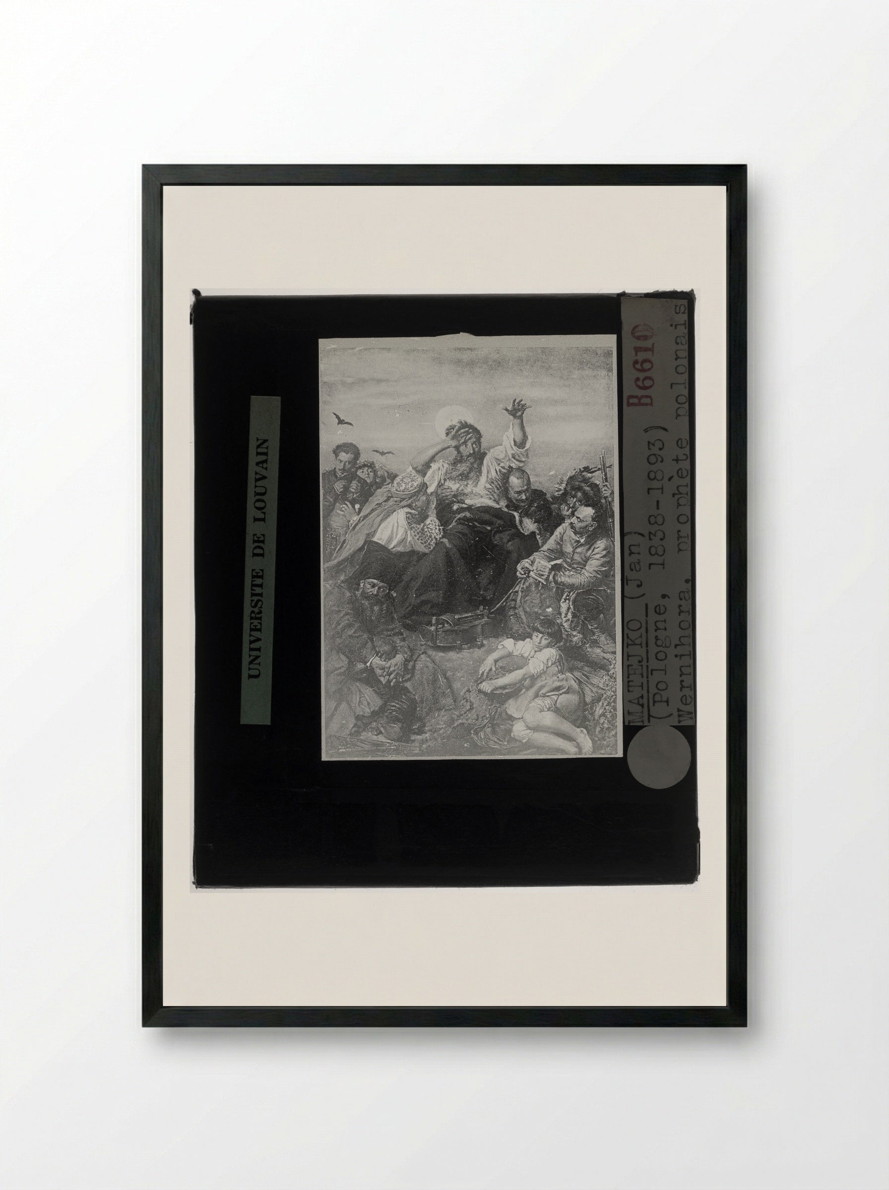 Wernyhora - Jan Matejko - Framed Print Black