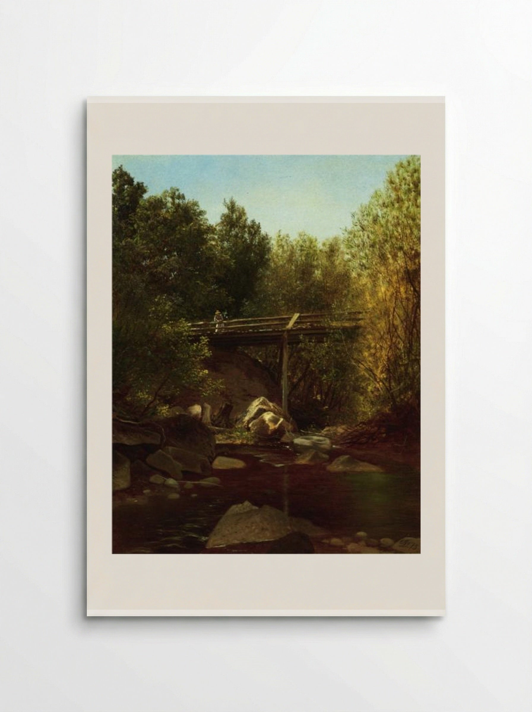 West Cornwall, Connecticut - David Johnson - Poster