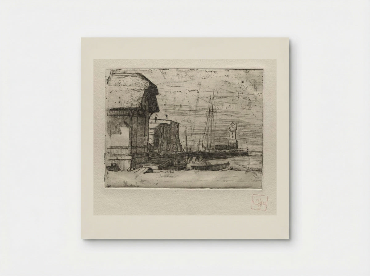 West Pier - Otto H. Bacher - Poster