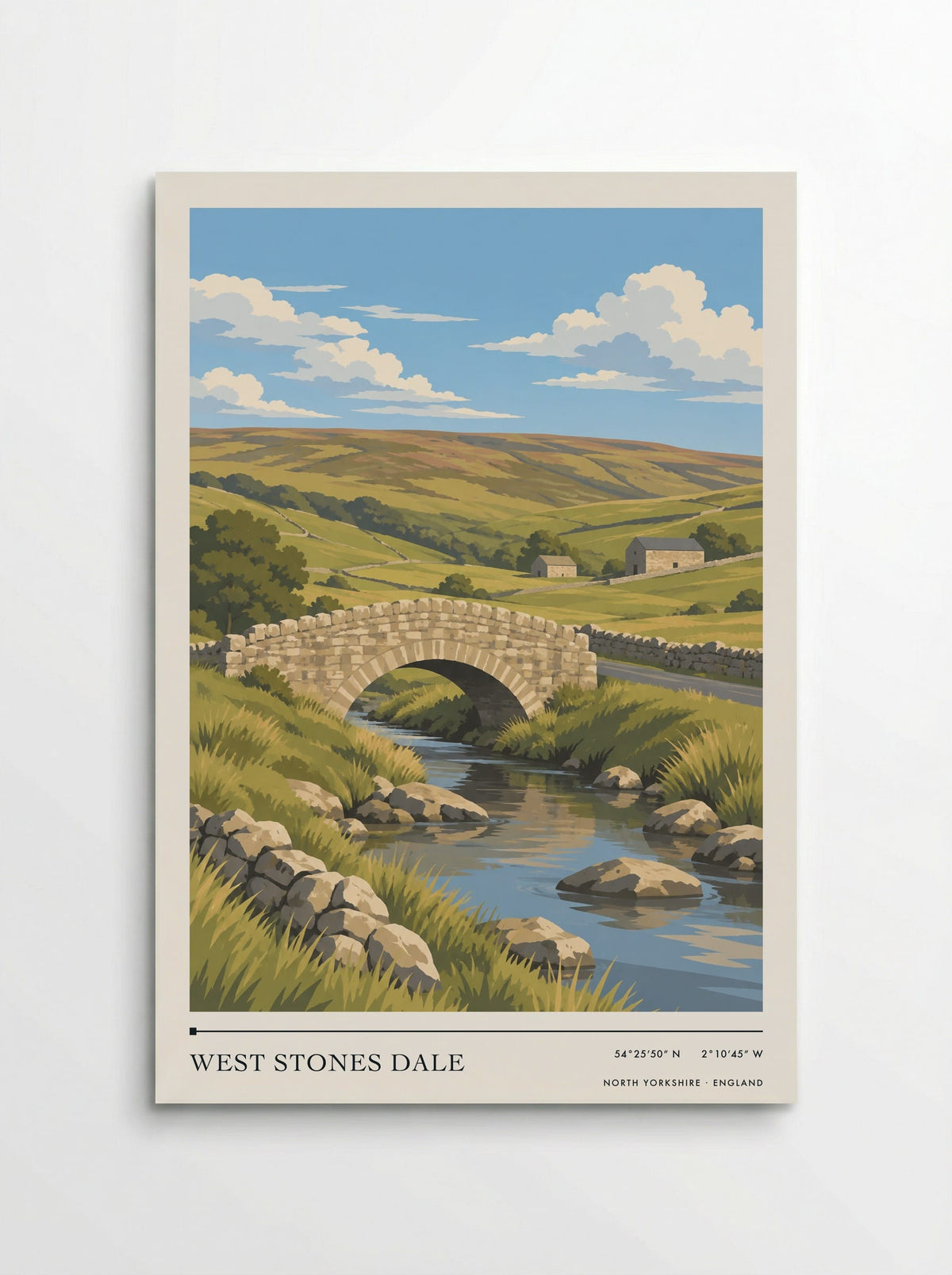 West Stones Dale, North Yorkshire | Travel Poster - Poster