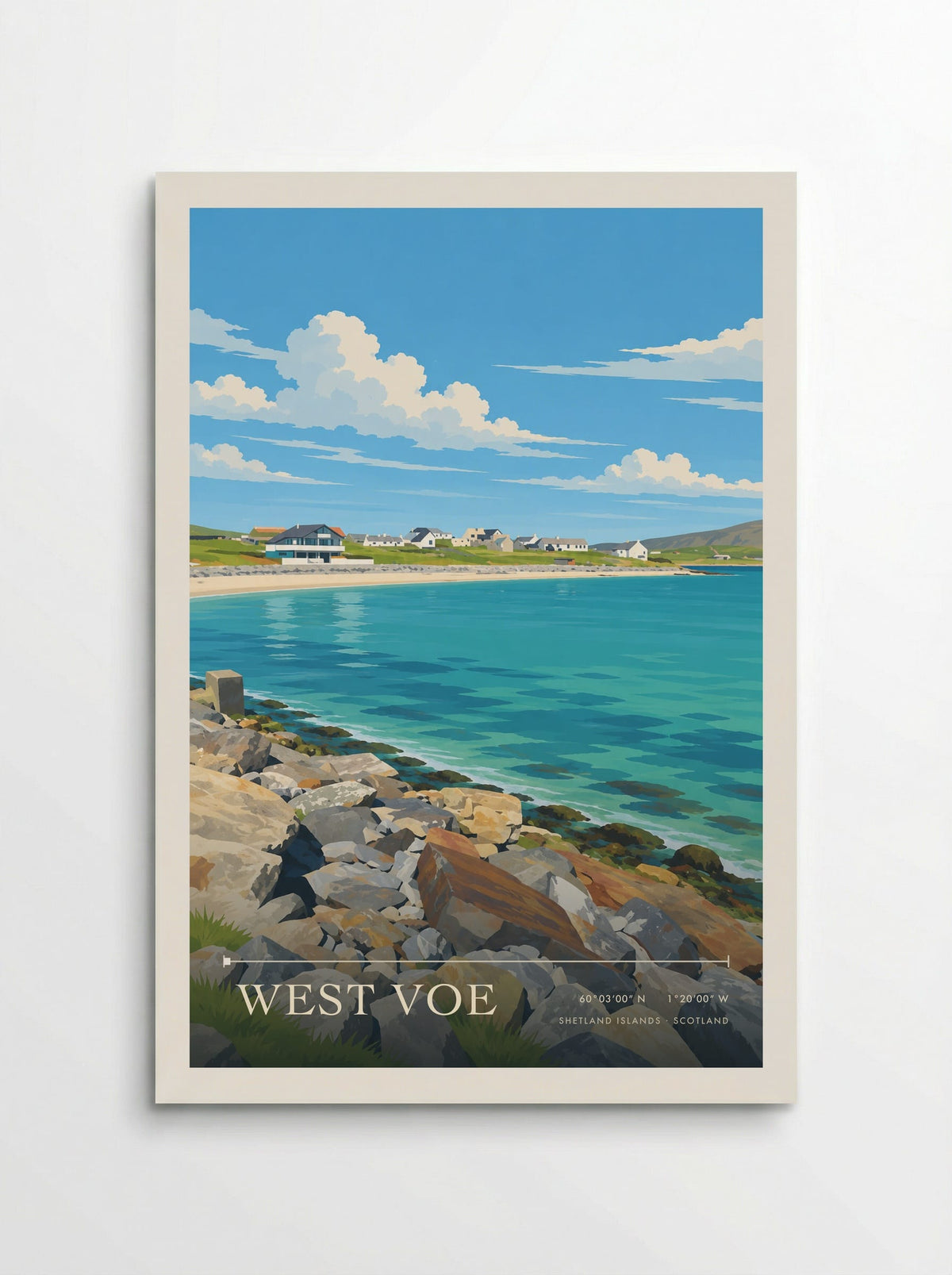 West Voe, Shetland Islands | Travel Poster - Poster