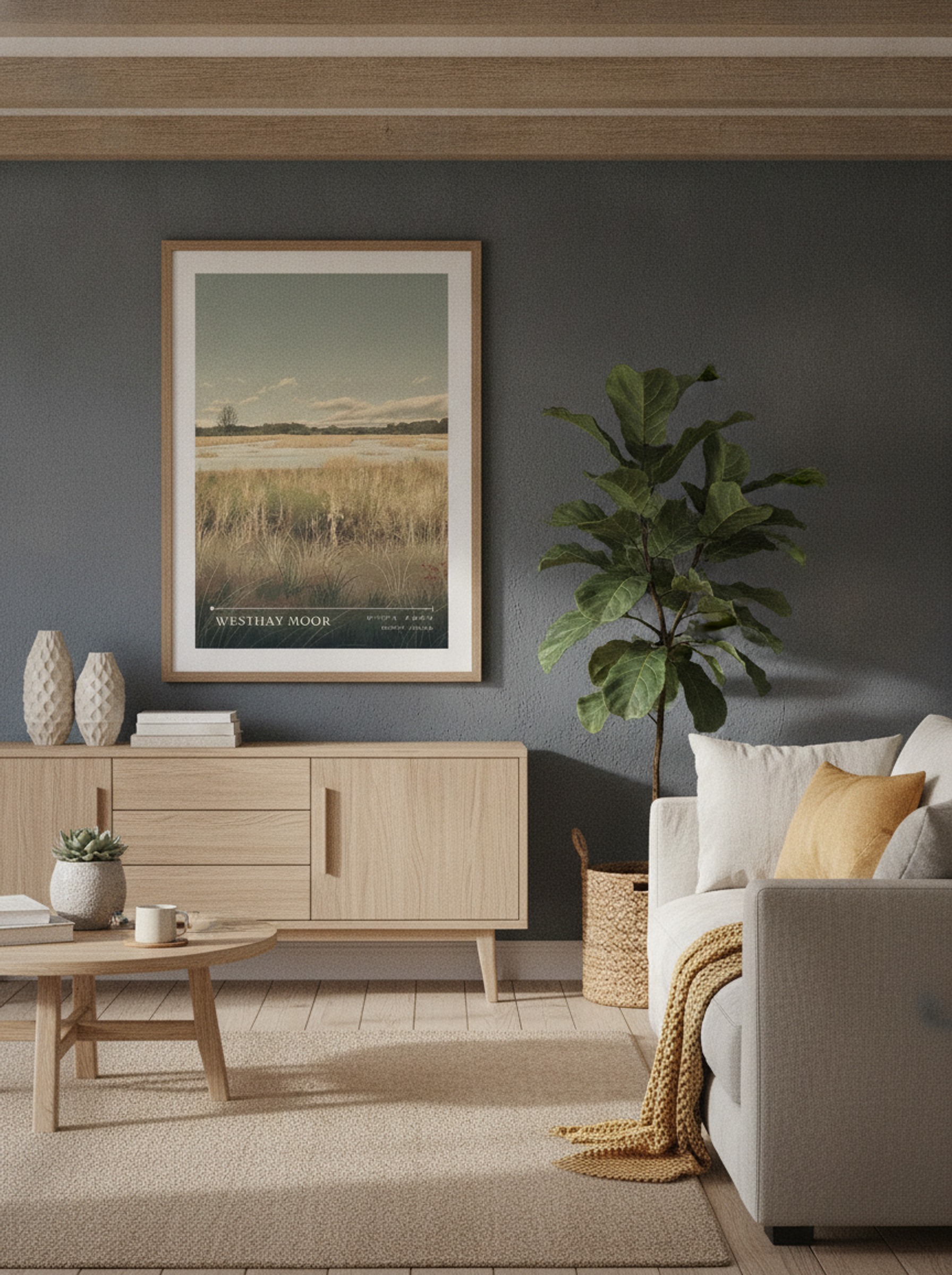 Westhay Moor Somerset England Travel Poster - Lifestyle