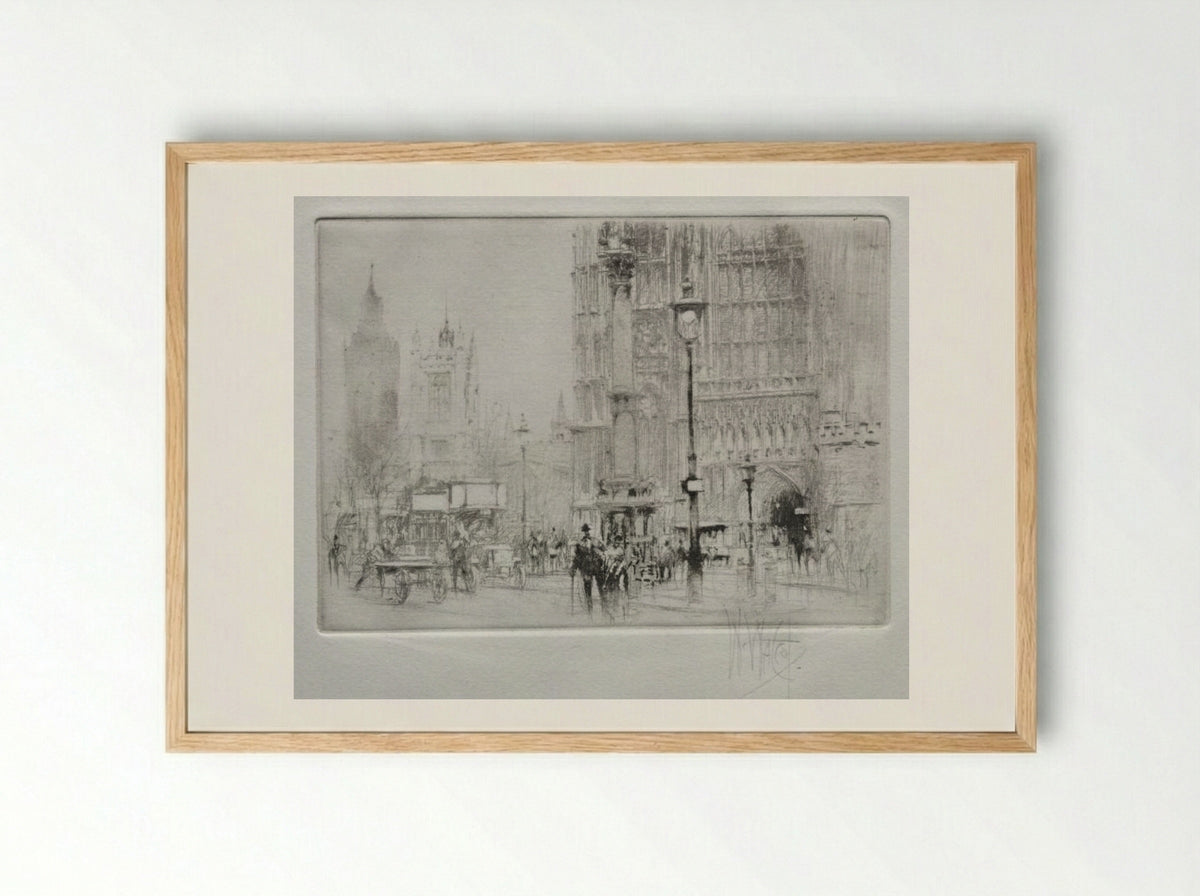 Westminster Abbey - William Walcot - Framed Print Wood