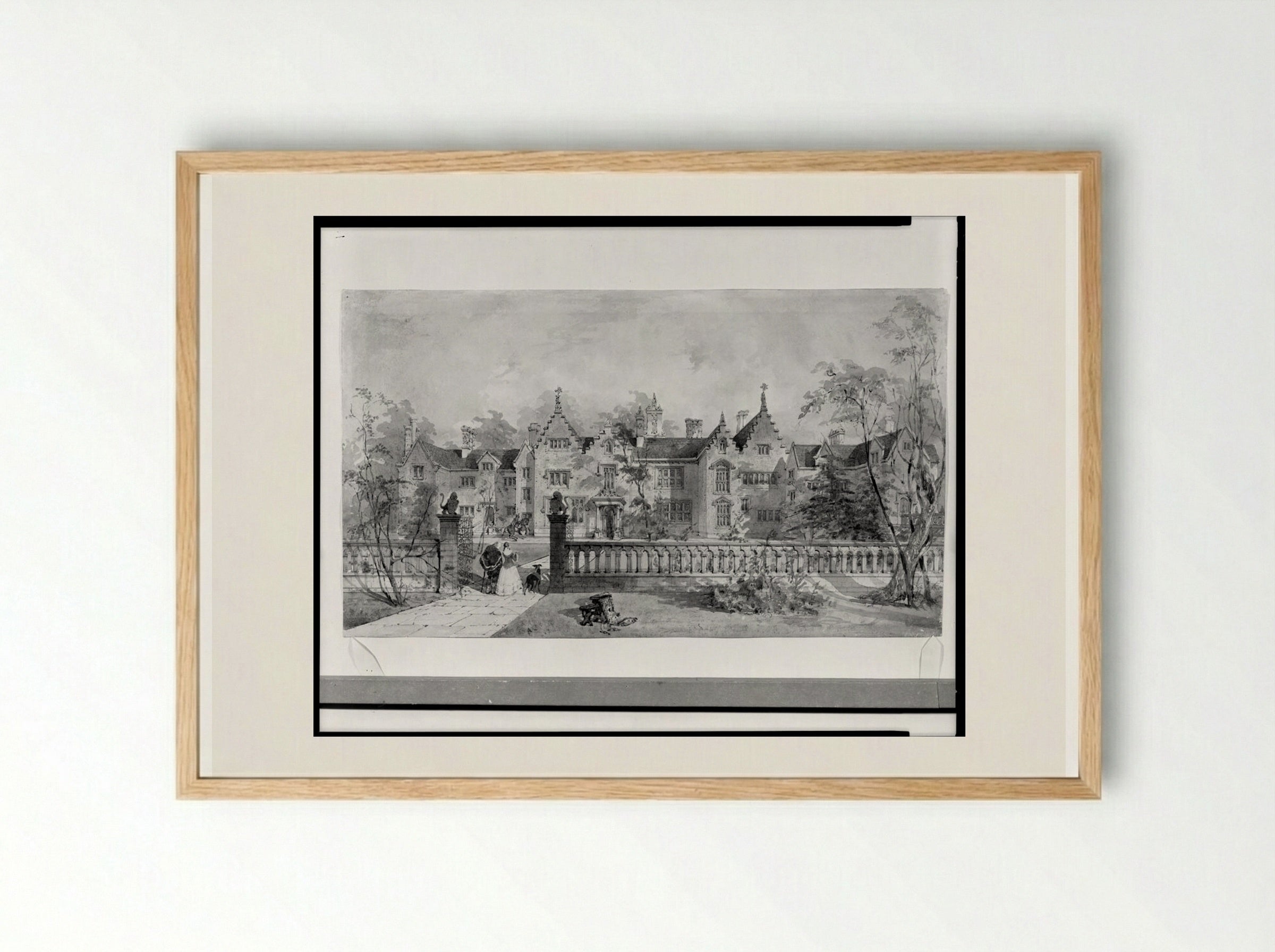 Weston House, Oxon - Thomas Shotter Boys - Framed Print Wood