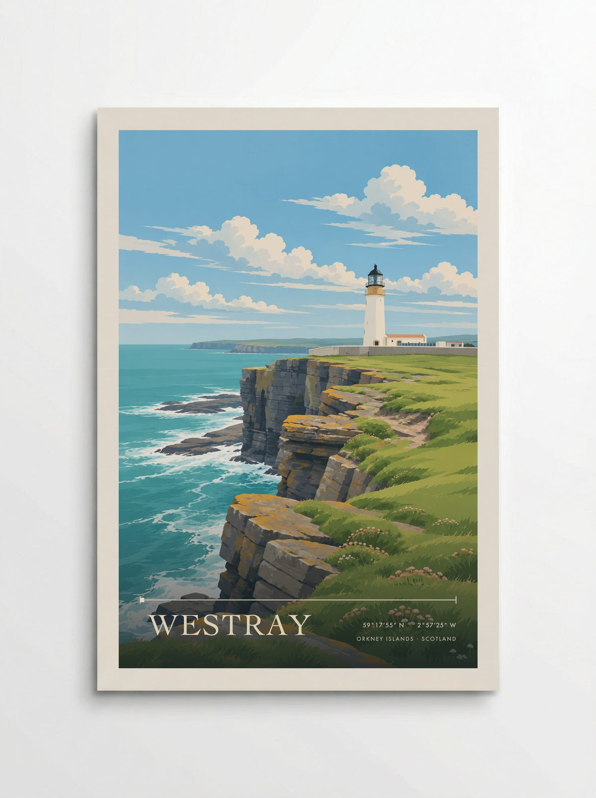 Westray, Orkney Islands | Travel Poster - Poster