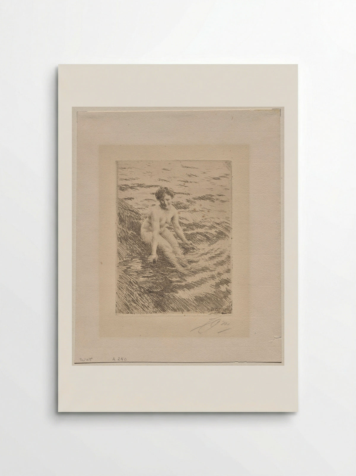 Wet - Anders Zorn - Poster
