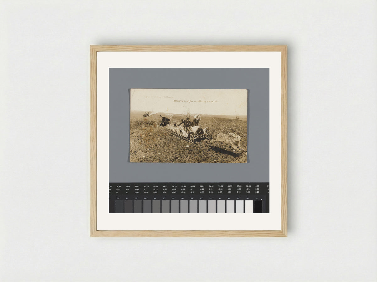 When we go after anything we get it - William H. Martin - Framed Print Wood