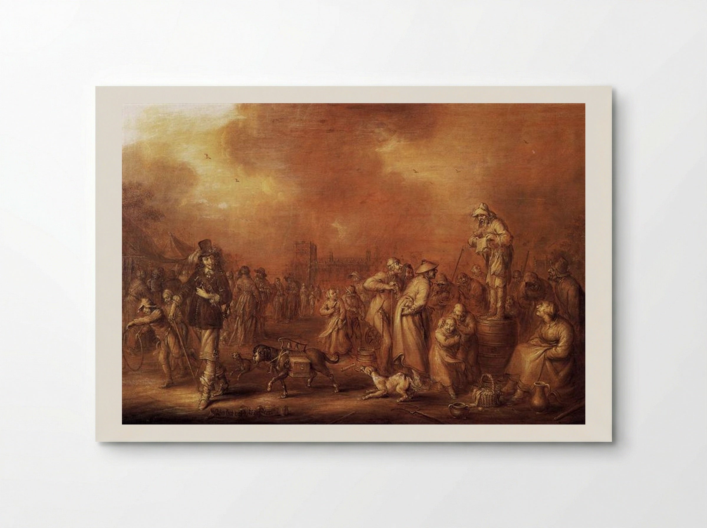 Where There are People Money May Be Made - Adriaen van de Venne - Poster