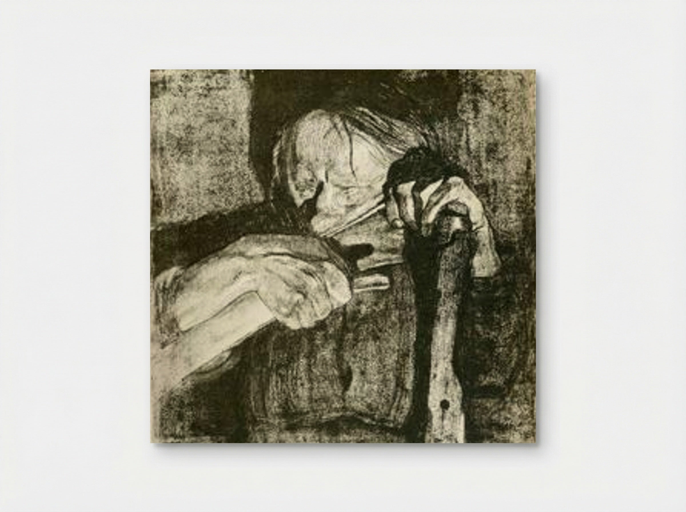 Whetting the Scythe - Käthe Kollwitz - Poster