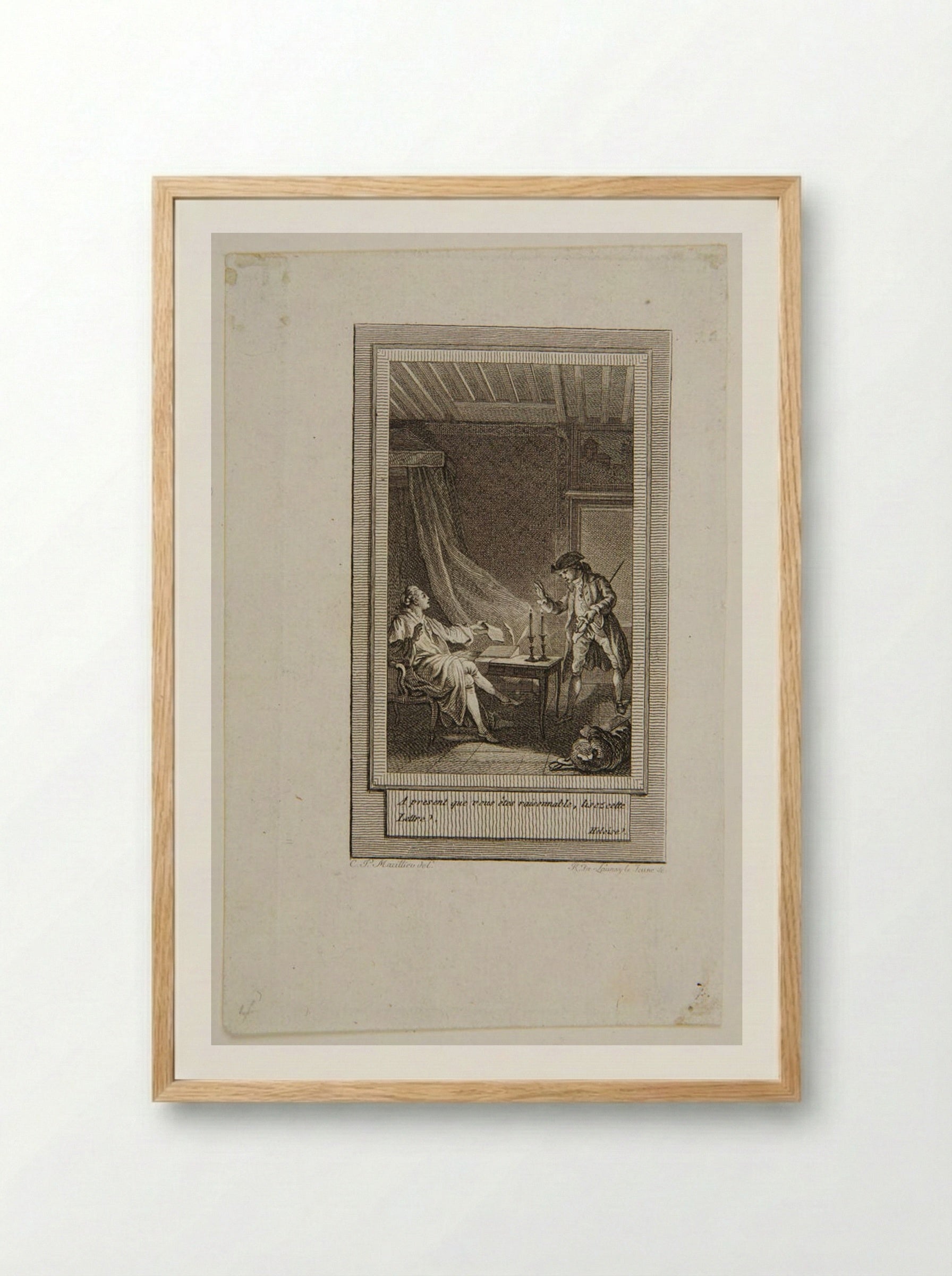 While you are in your right mind, read this letter - Robert Delaunay - Framed Print Wood