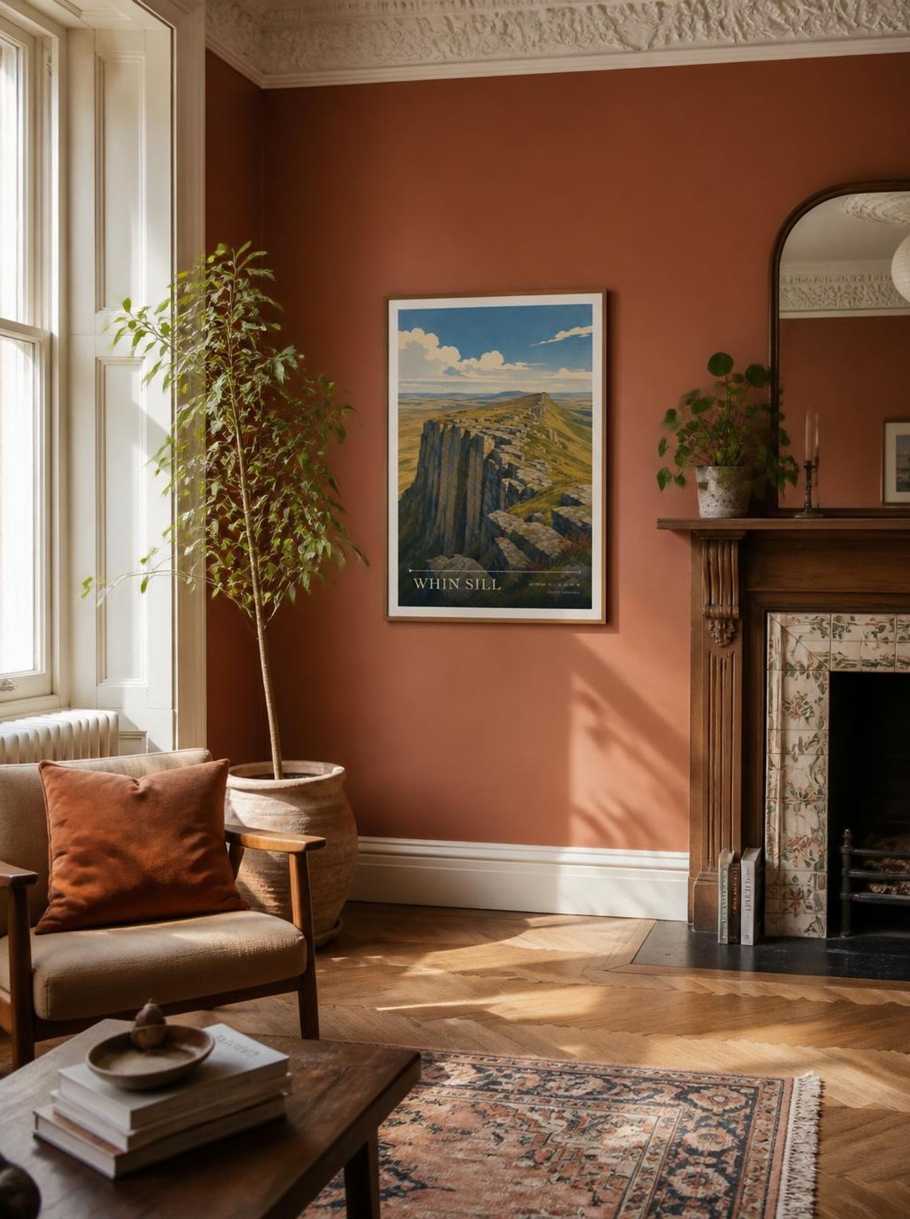 Whin Sill United Kingdom Travel Poster - Lifestyle