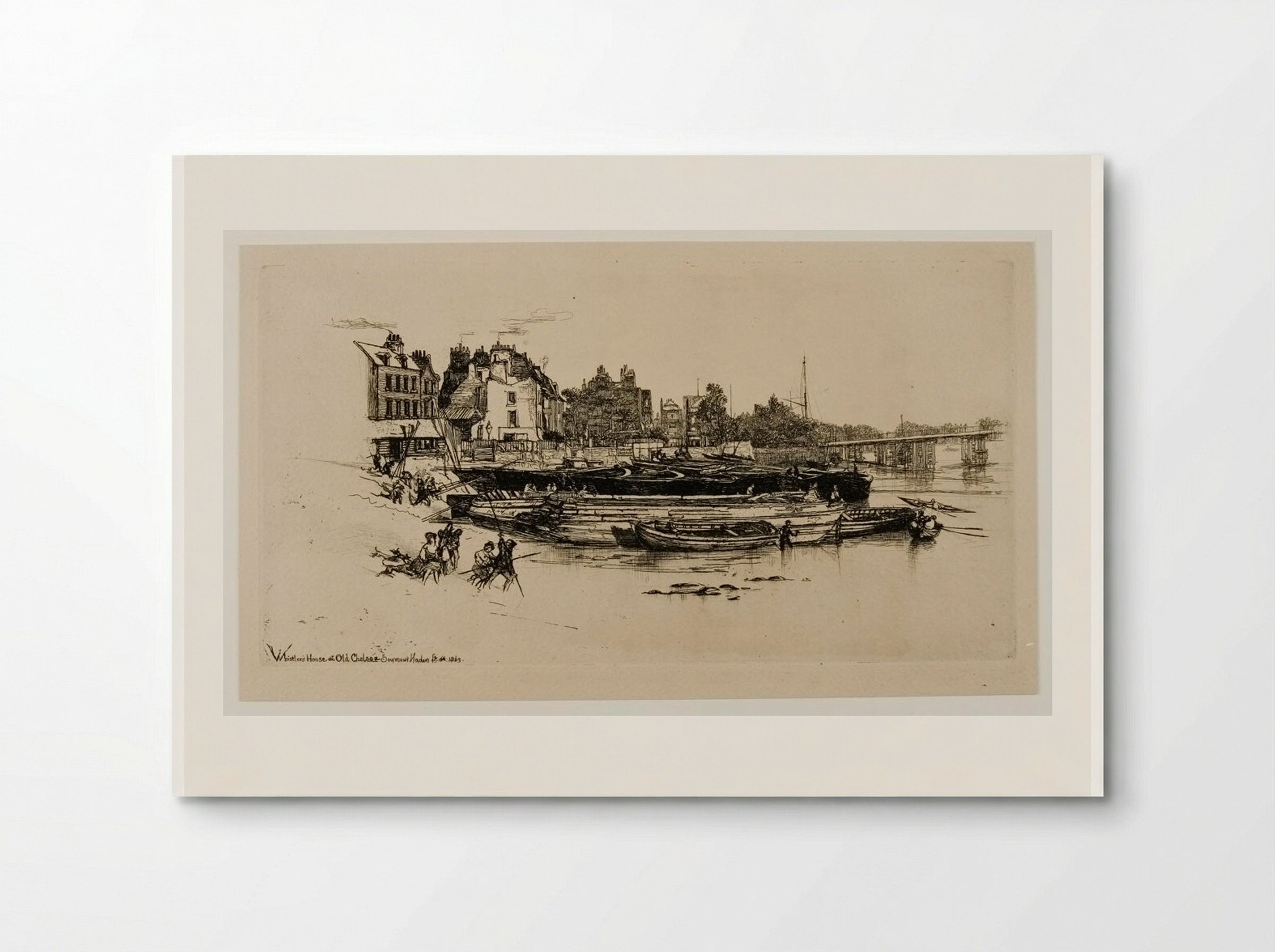Whistler's House at Old Chelsea - Francis Seymour Haden - Poster