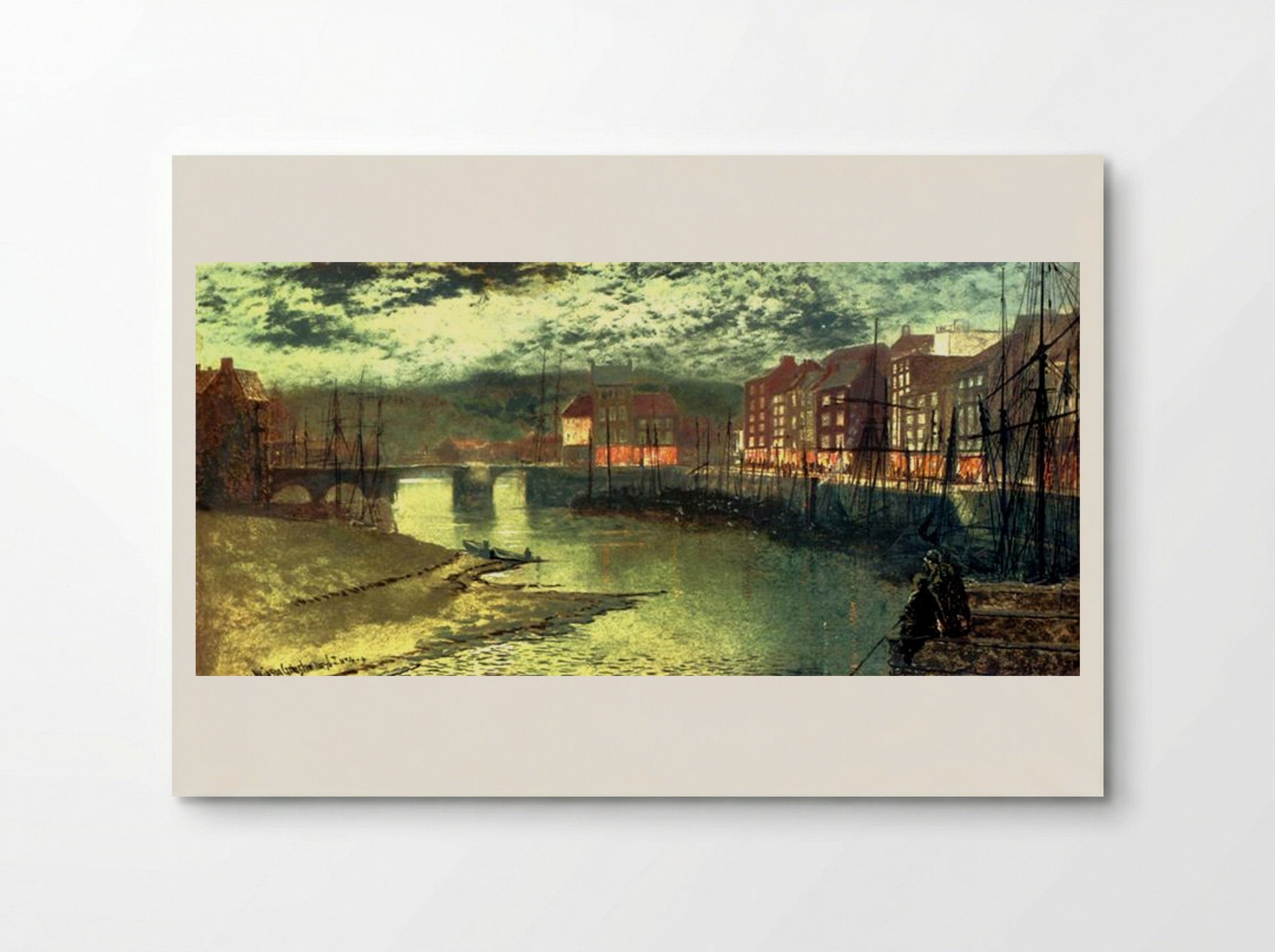 Whitby Docks - John Atkinson Grimshaw - Poster