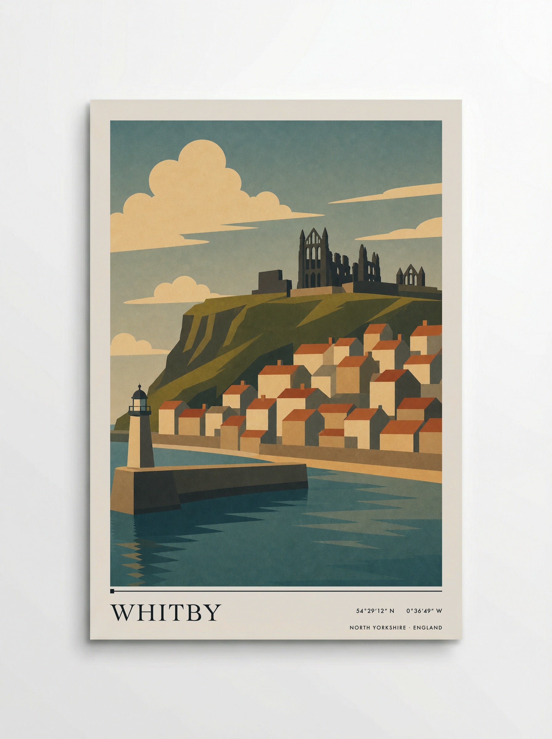 Whitby Yorkshire Travel Poster - Poster