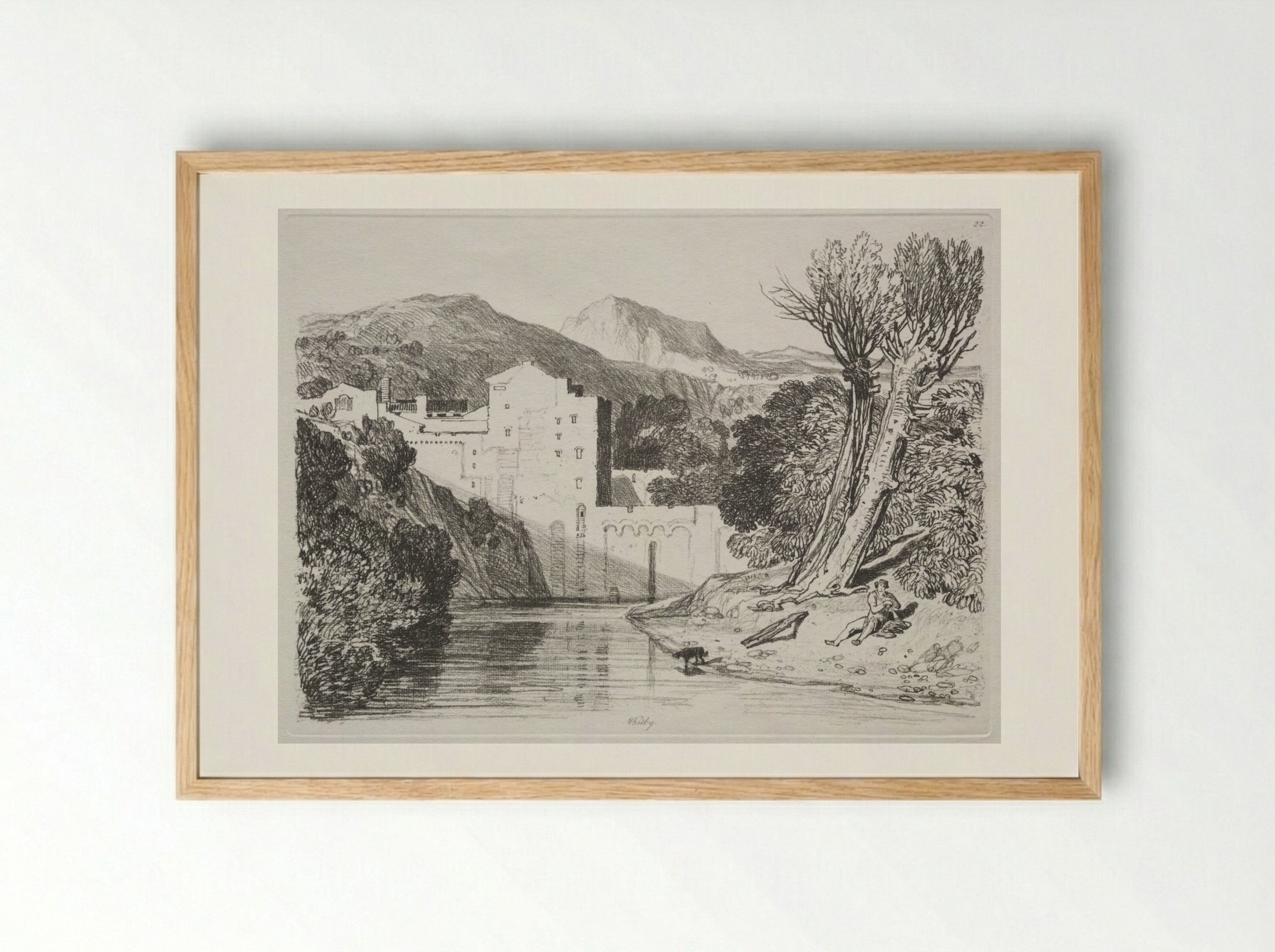 Whitby - John Sell Cotman - Framed Print Wood
