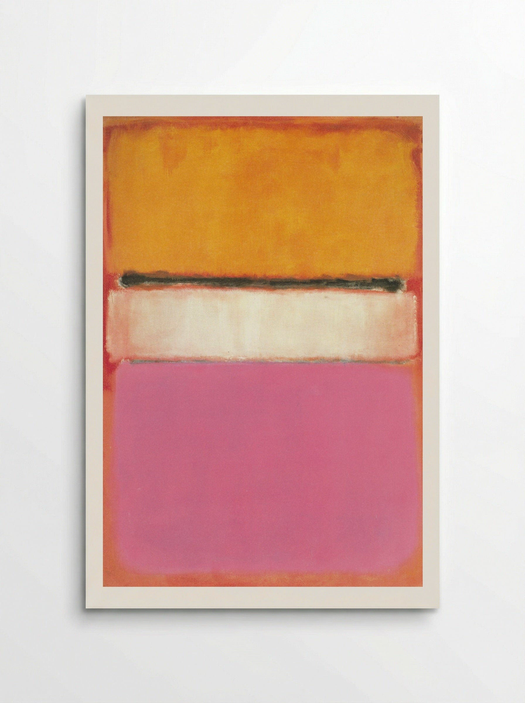 White Center (Yellow, Pink and Lavender on Rose) - Mark Rothko - Poster