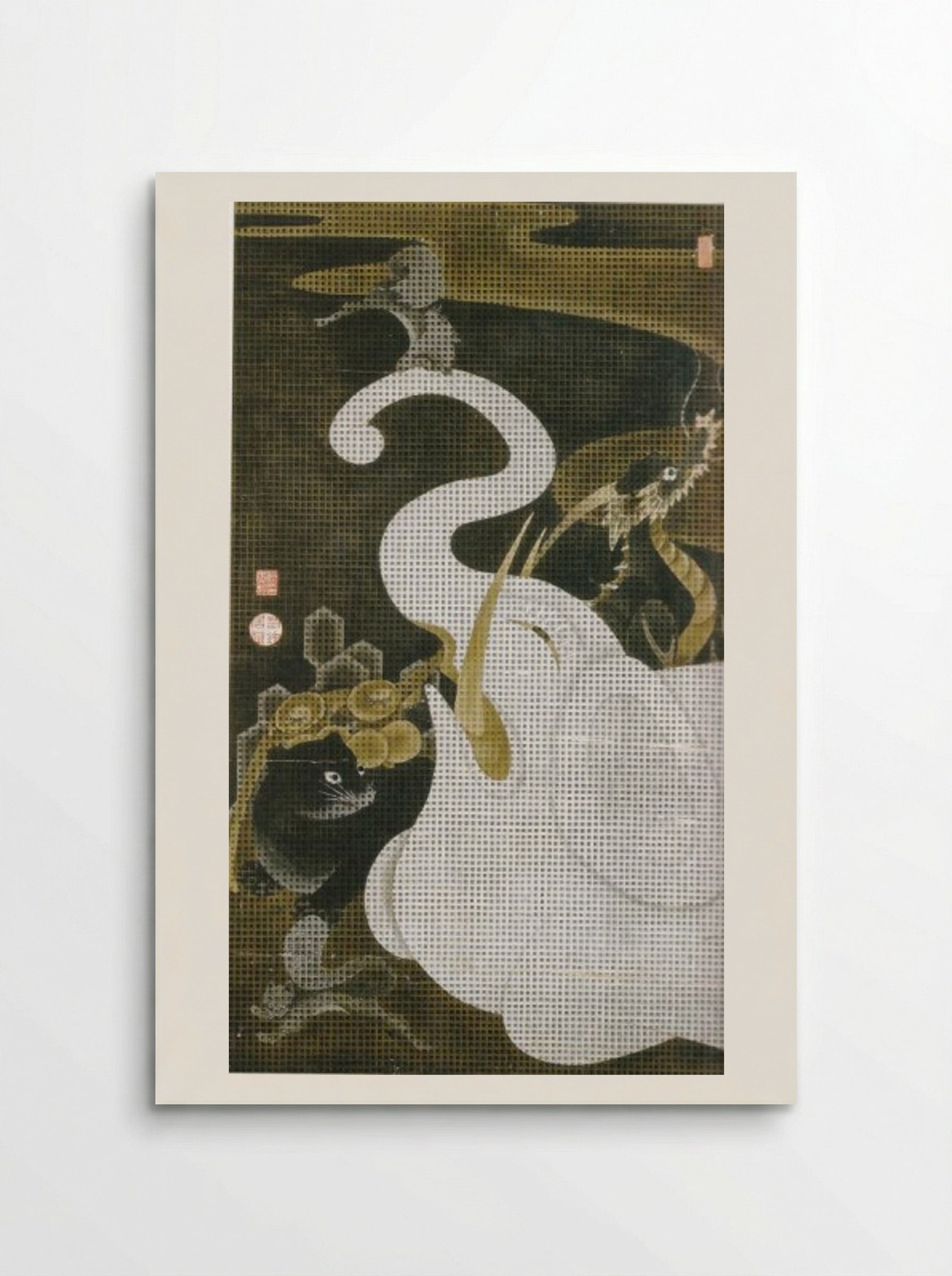 White Elephant and Animals - Itō Jakuchū - Poster