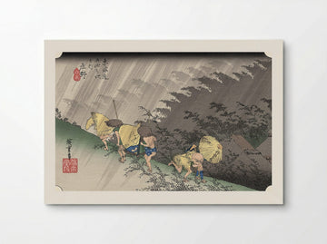 White Rain, Shono - Utagawa Hiroshige