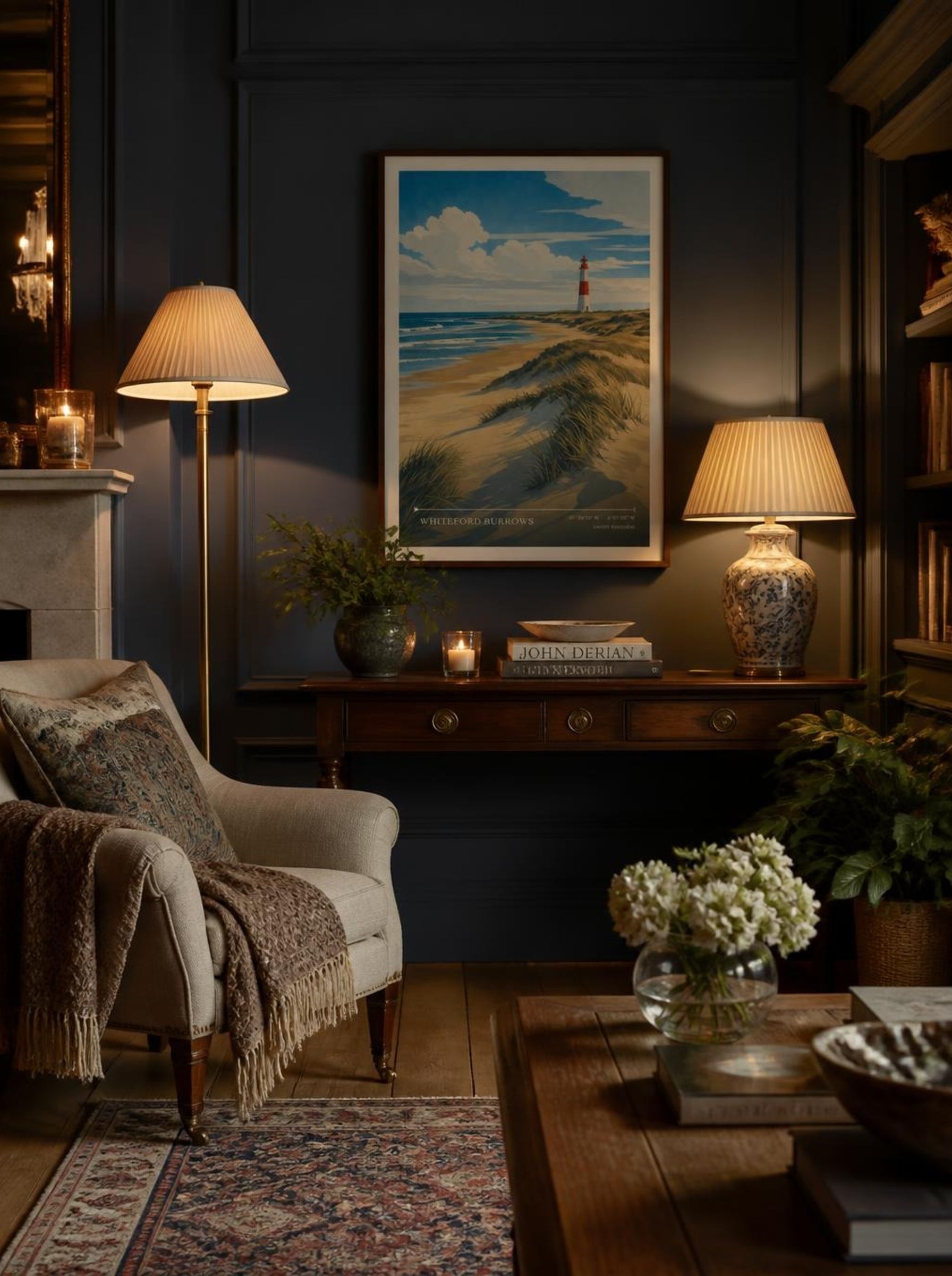 Whiteford Burrows United Kingdom Travel Poster - Lifestyle