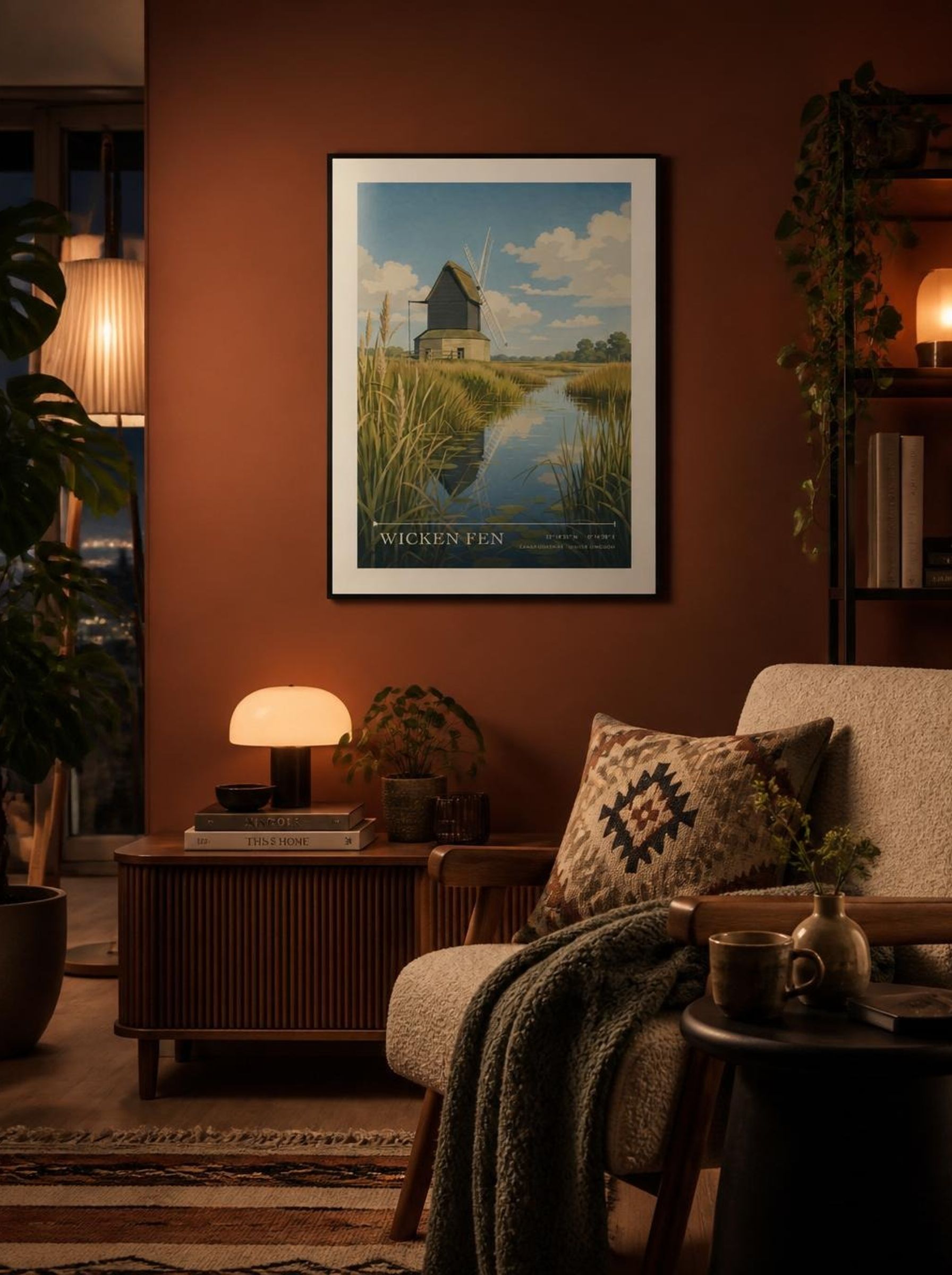 Wicken Fen Cambridgeshire United Kingdom Travel Poster - Lifestyle