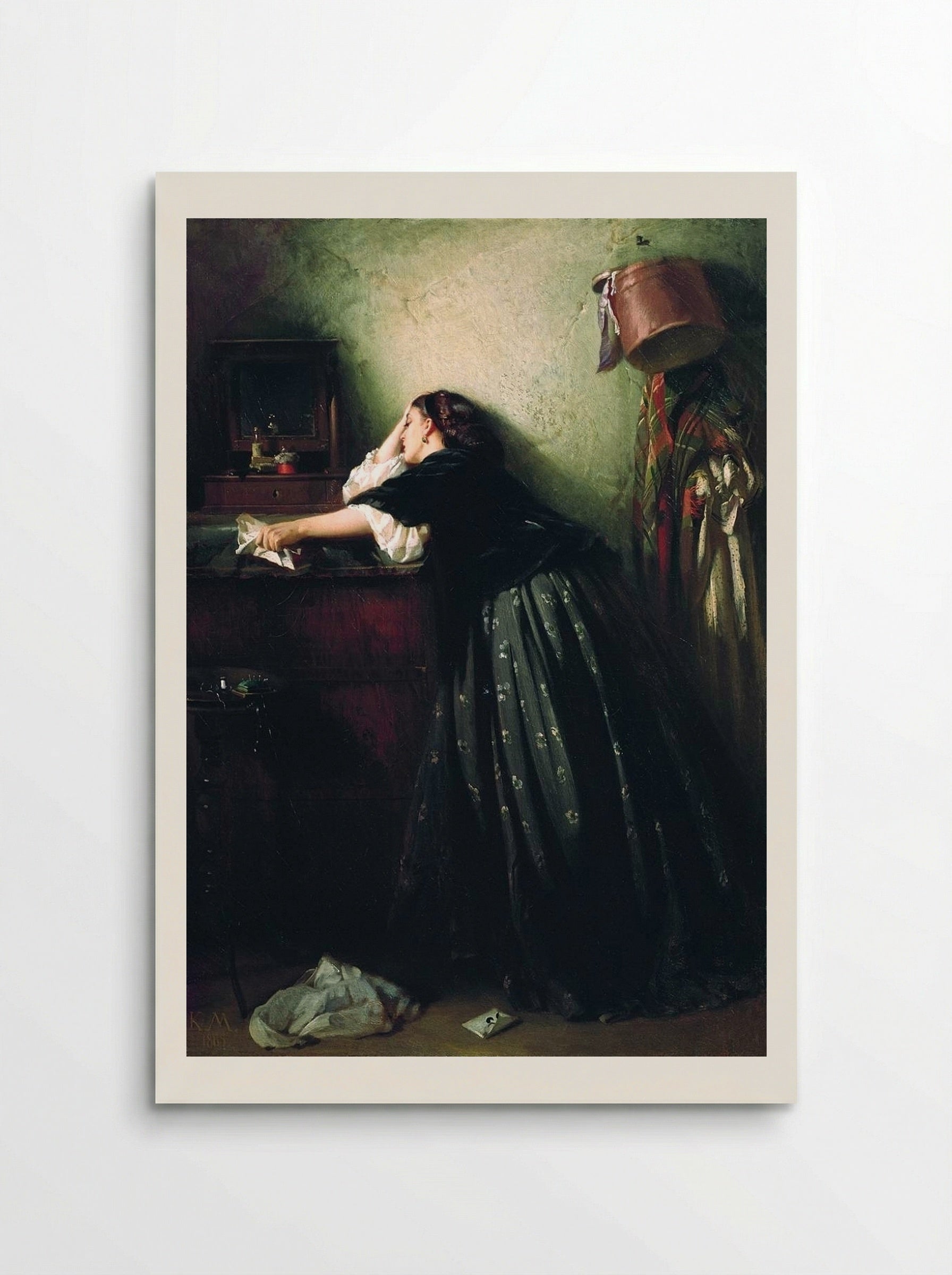 Widow - Konstantin Makovsky - Poster