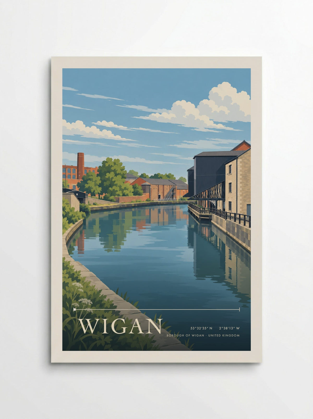 Wigan, Borough of Wigan | Travel Poster - Poster