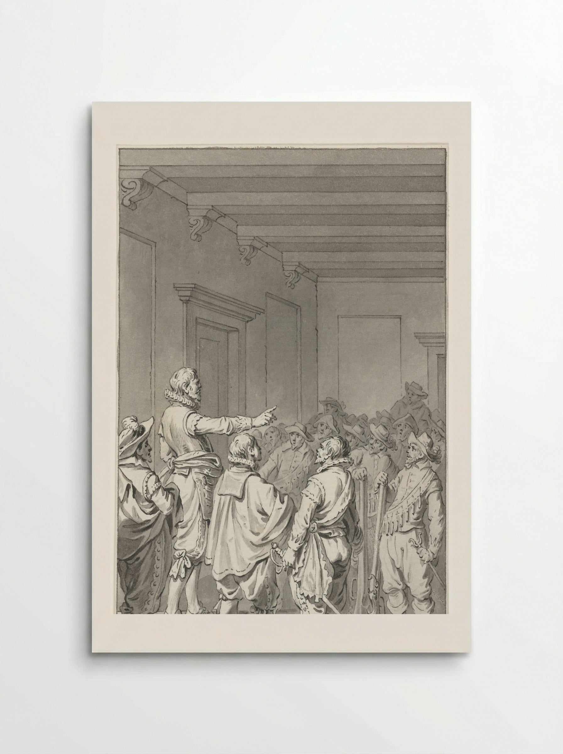 Wigbold Ripperda Addressing the Citizens and Militia of Haarlem, December 1572 - Jacobus Buys - Poster