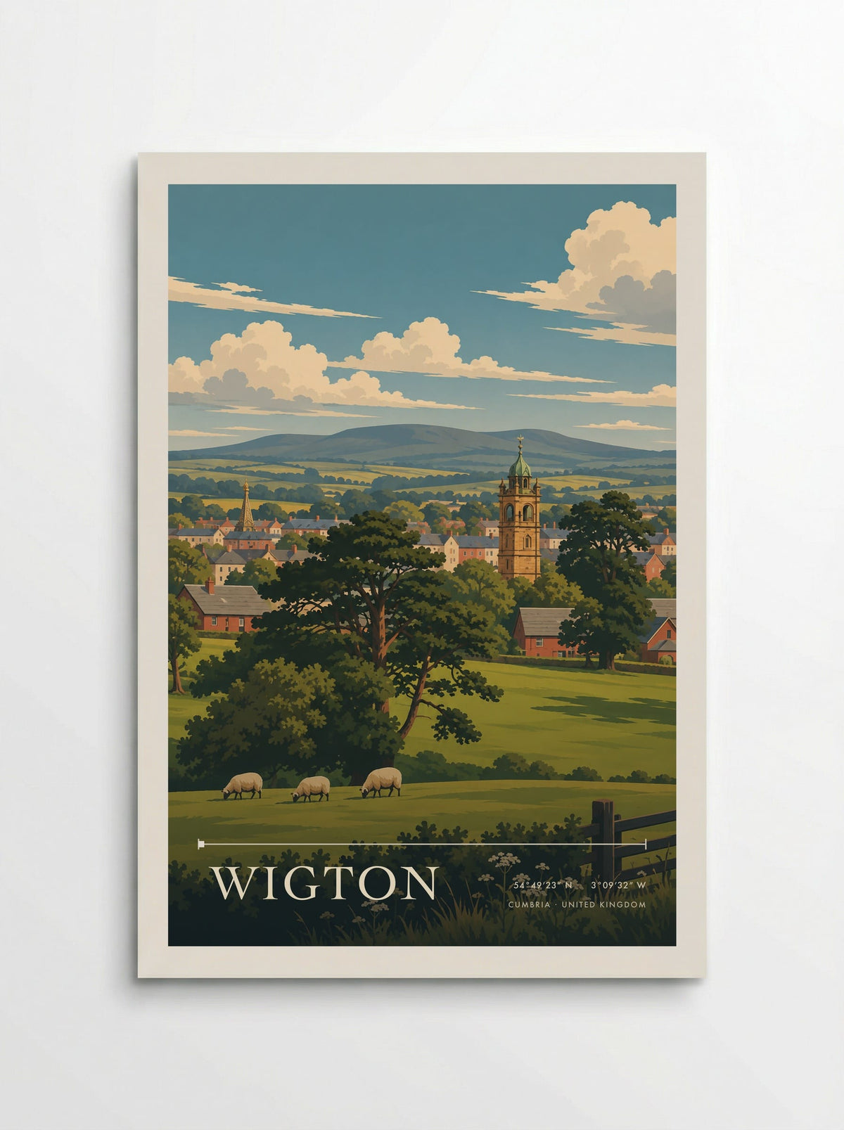 Wigton, Cumbria | Travel Poster - Poster