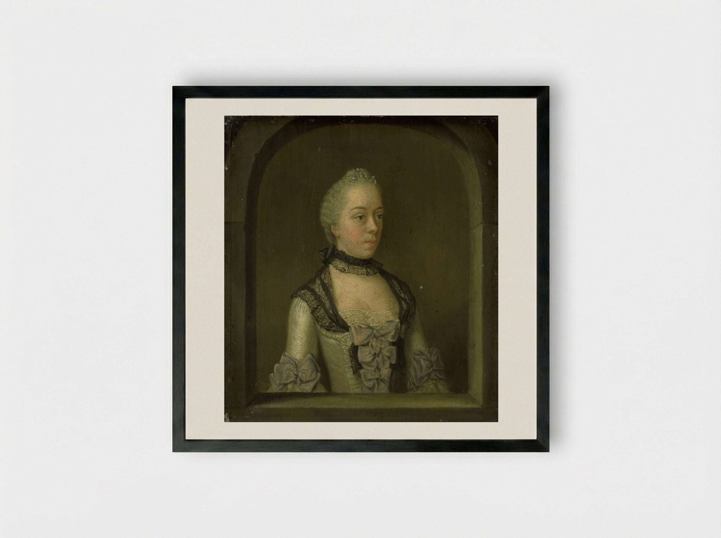 Wilhelmina Hillegonda Schuyt - Tibout Regters - Framed Print Black