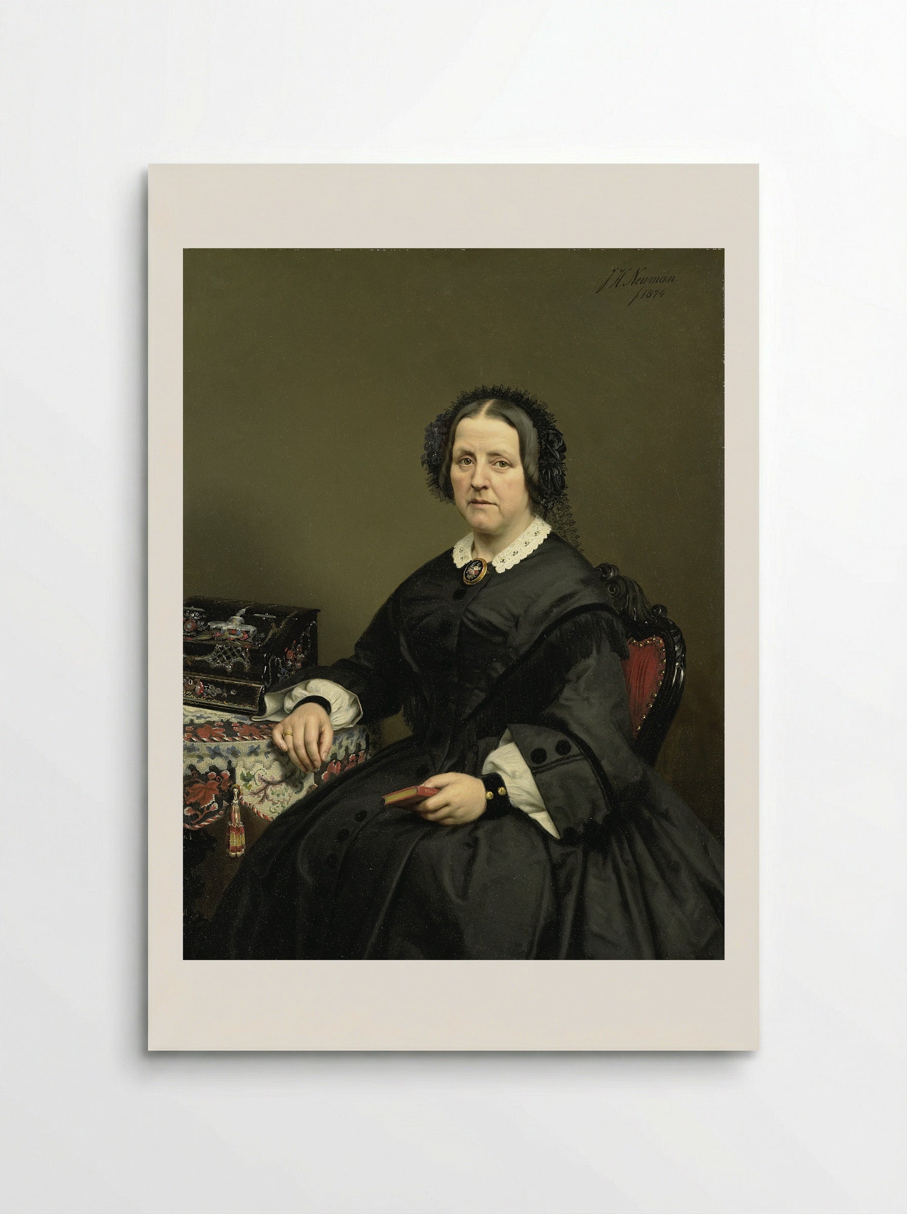 Wilhelmina Margaretha van den Bosch - Johan Heinrich Neuman - Poster