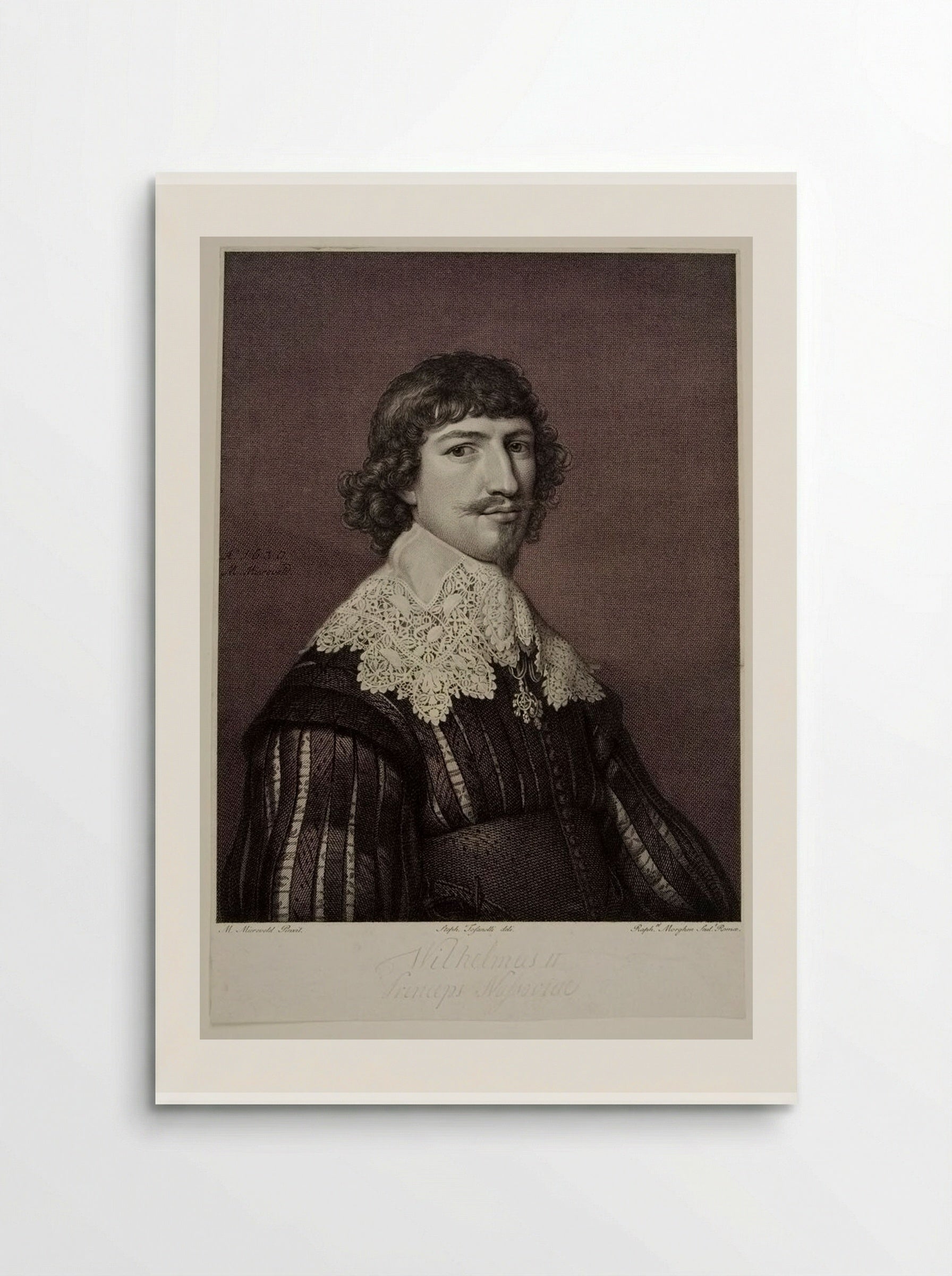 Wilhelmus II. Princeps Nassoviae - Raphael Morghen - Poster