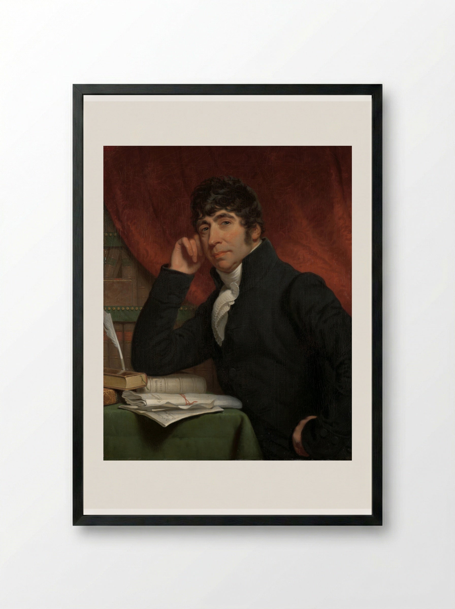 Willem Bilderdijk - Charles Howard Hodges - Framed Print Black