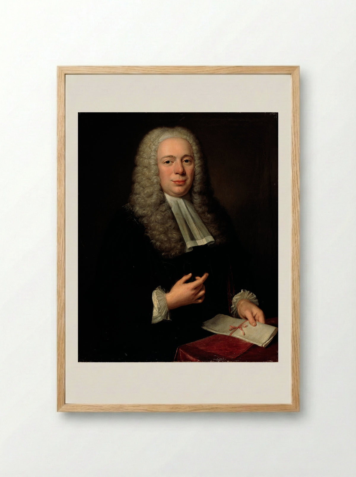 Willem Sautijn (1703-1743), Schepen van Amsterdam - Jean Fournier - Framed Print Wood
