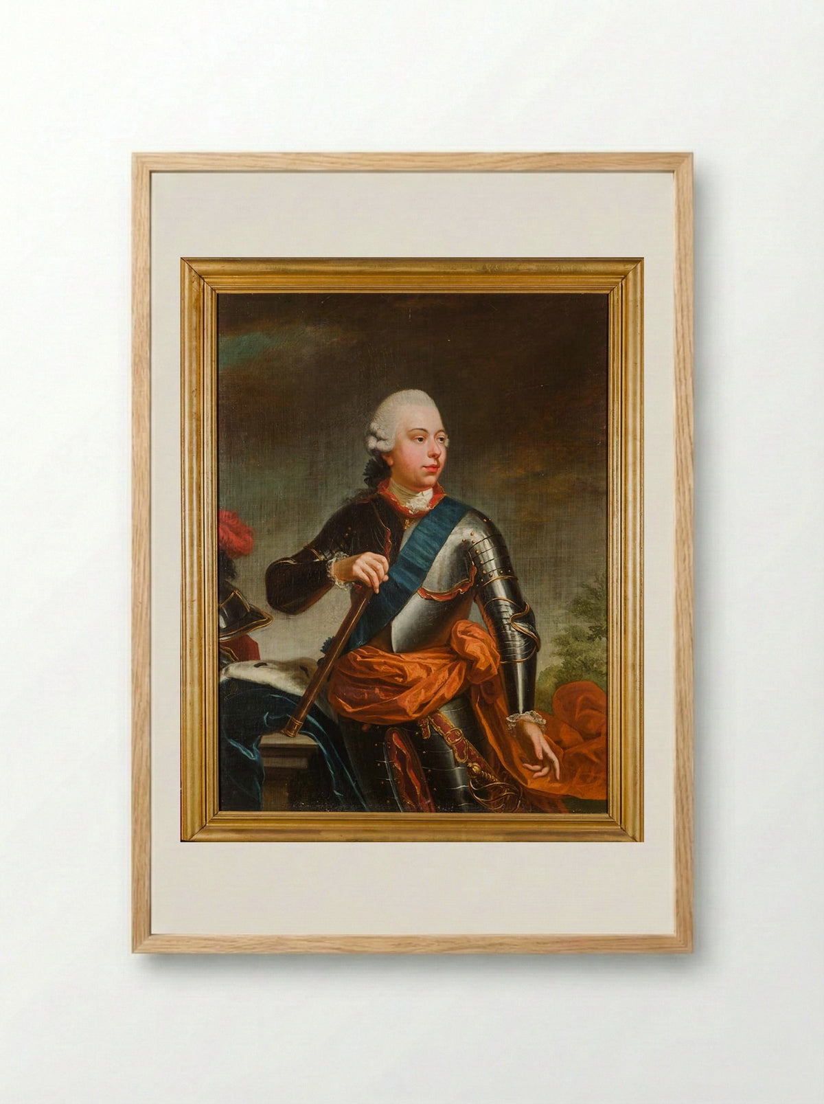 Willem V, Prince of Orange-Nassau - Benjamin Samuel Bolomey - Framed Print Wood