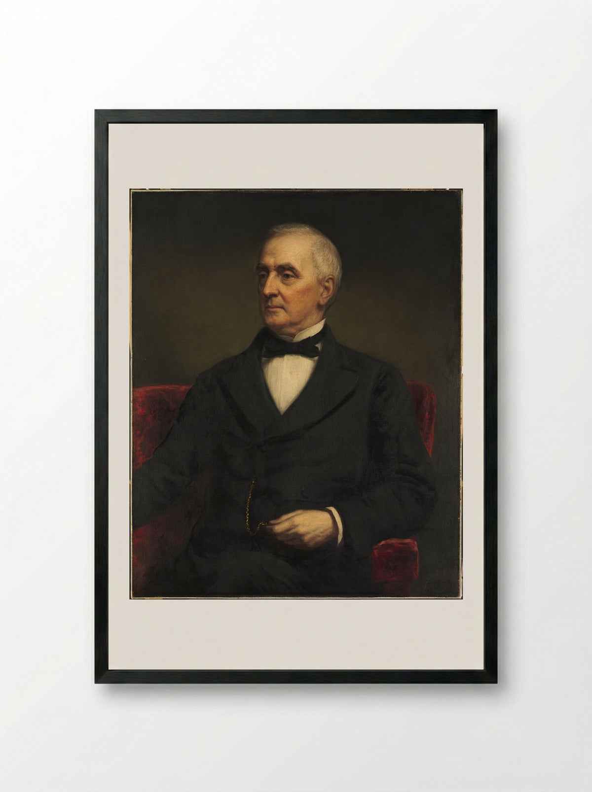 William Amory (1804-1888) - Daniel Huntington - Framed Print Black