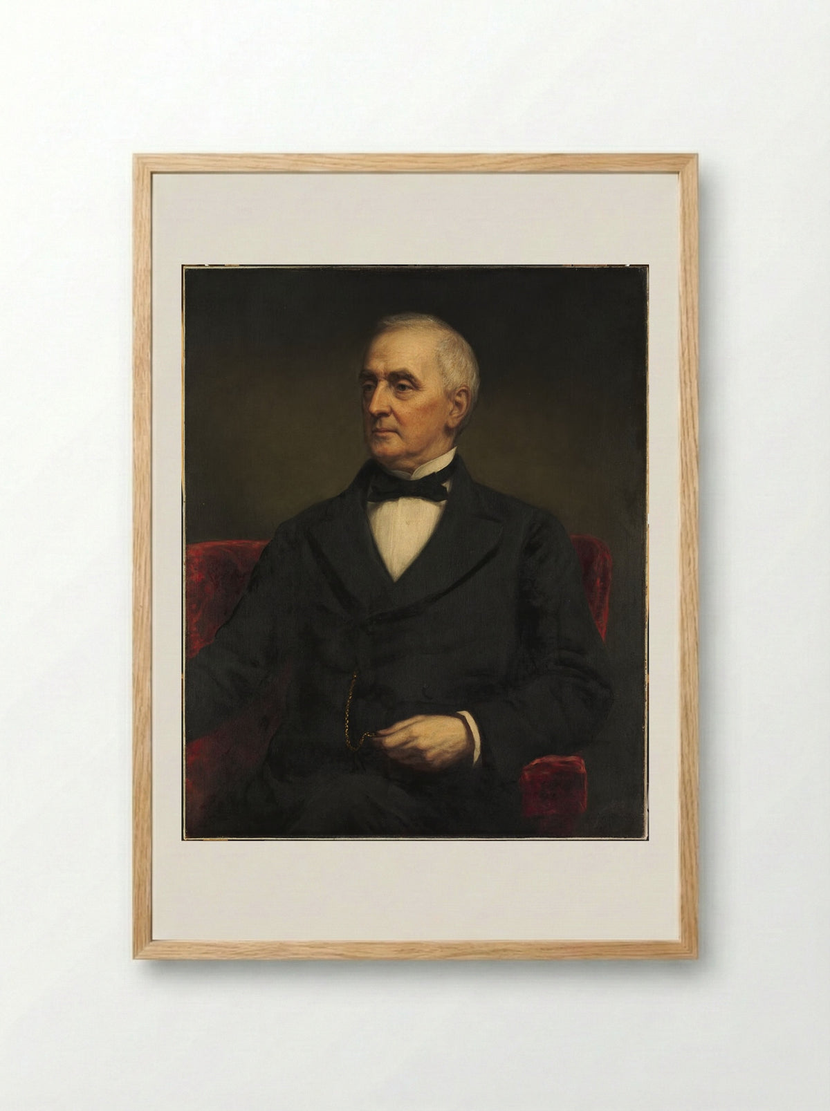 William Amory (1804-1888) - Daniel Huntington - Framed Print Wood
