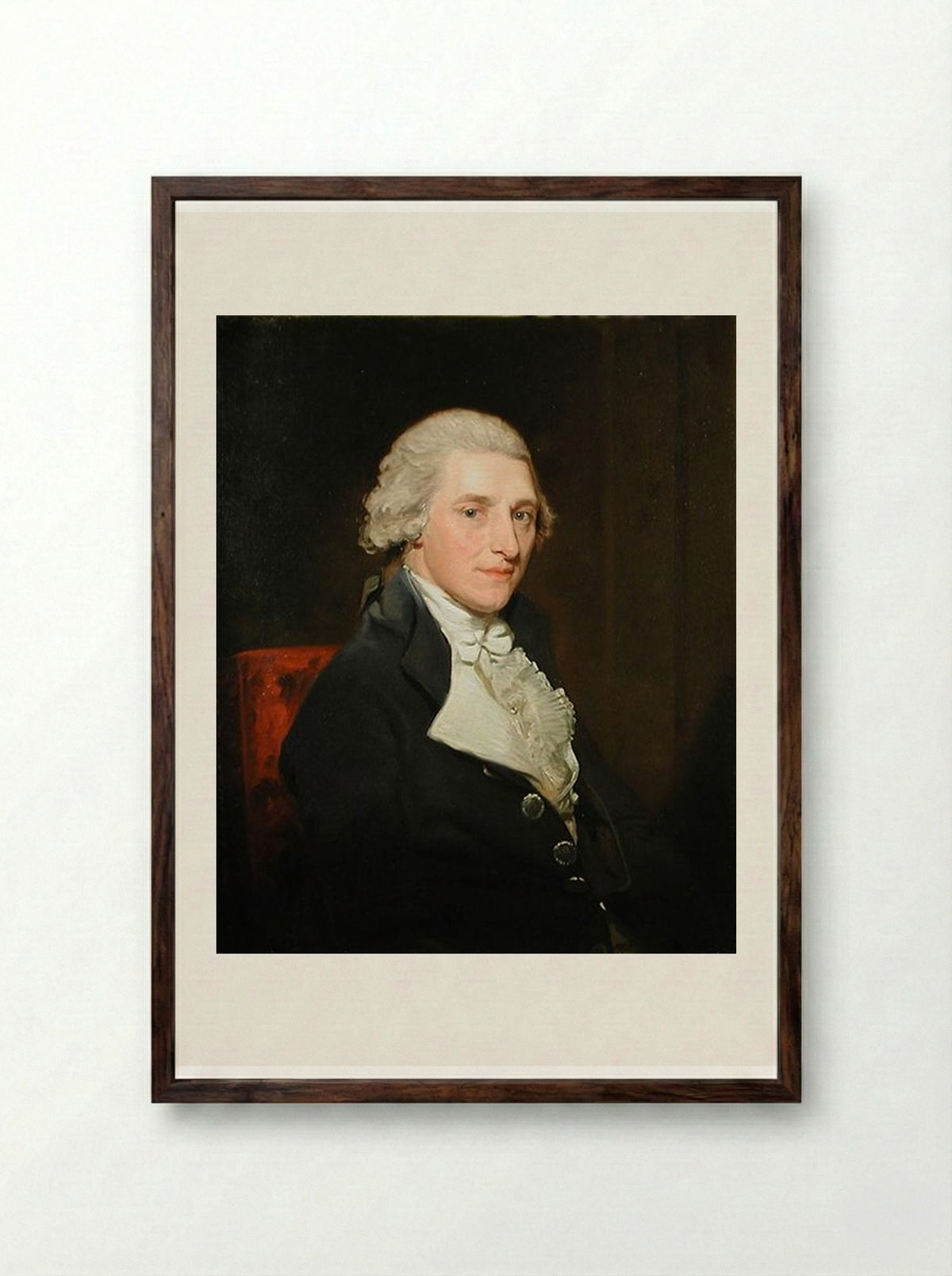 William Boteler - John Hoppner - Framed Print Dark Wood