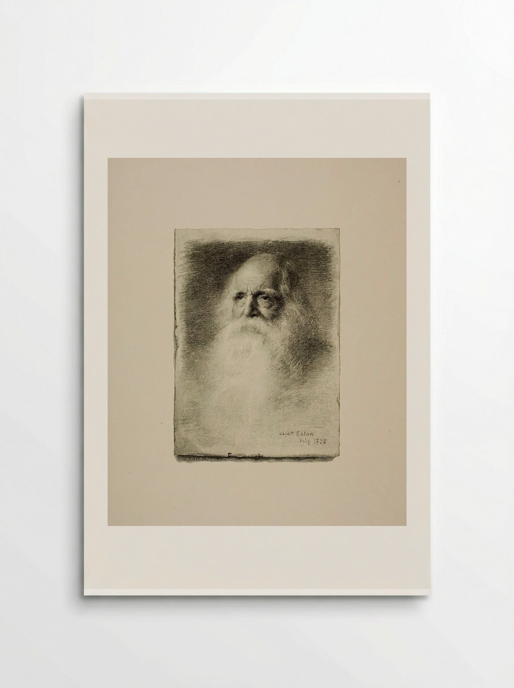 William Cullen Bryant - Timothy Cole - Poster