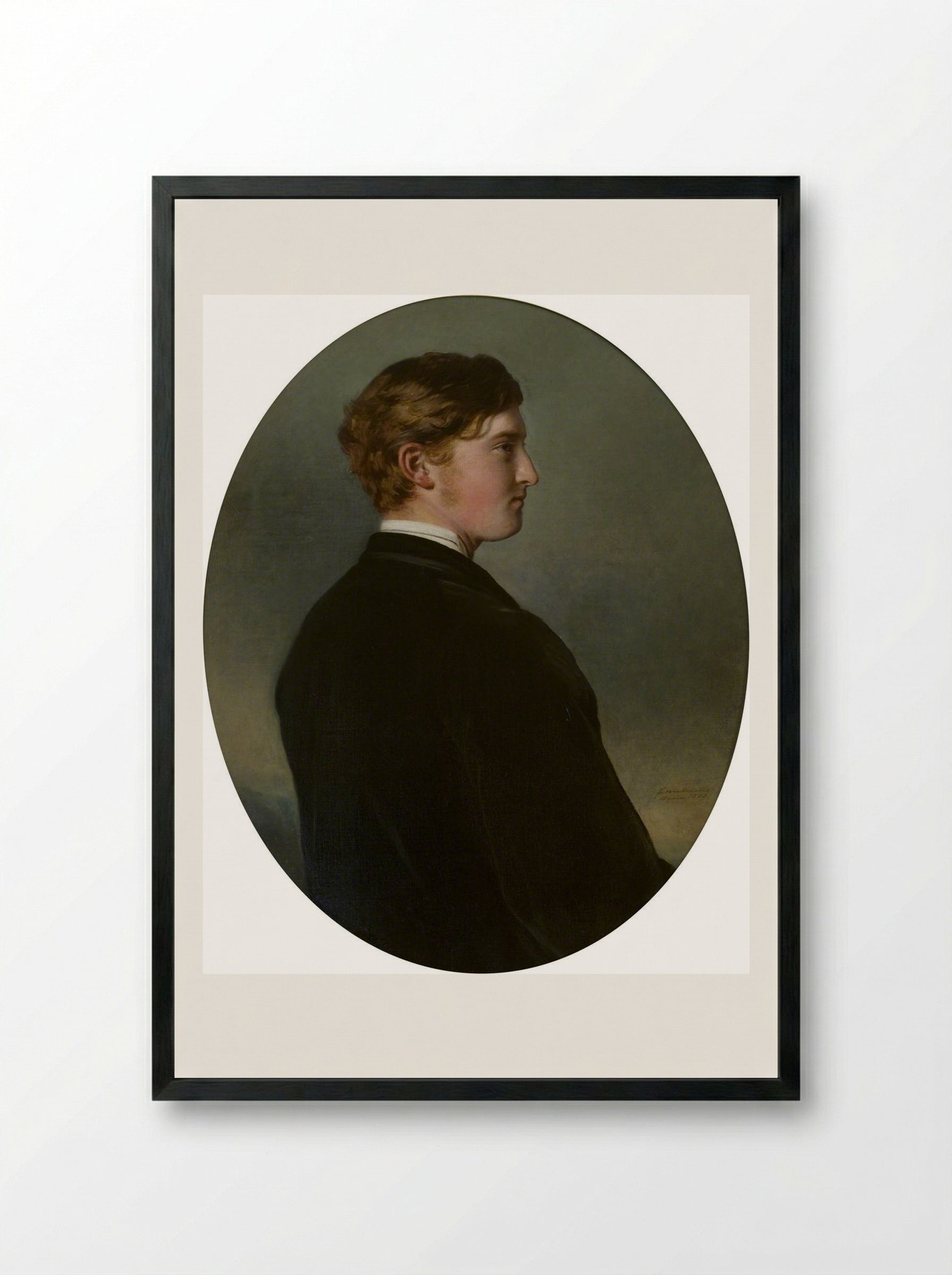 William Douglas Hamilton, 12th Duke of Hamilton - Franz Xaver Winterhalter - Framed Print Black