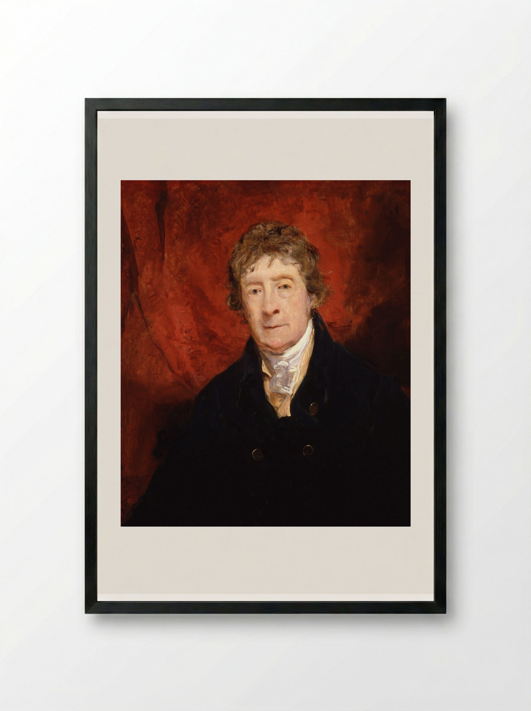 William ('Gentleman') Smith - John Jackson - Framed Print Black