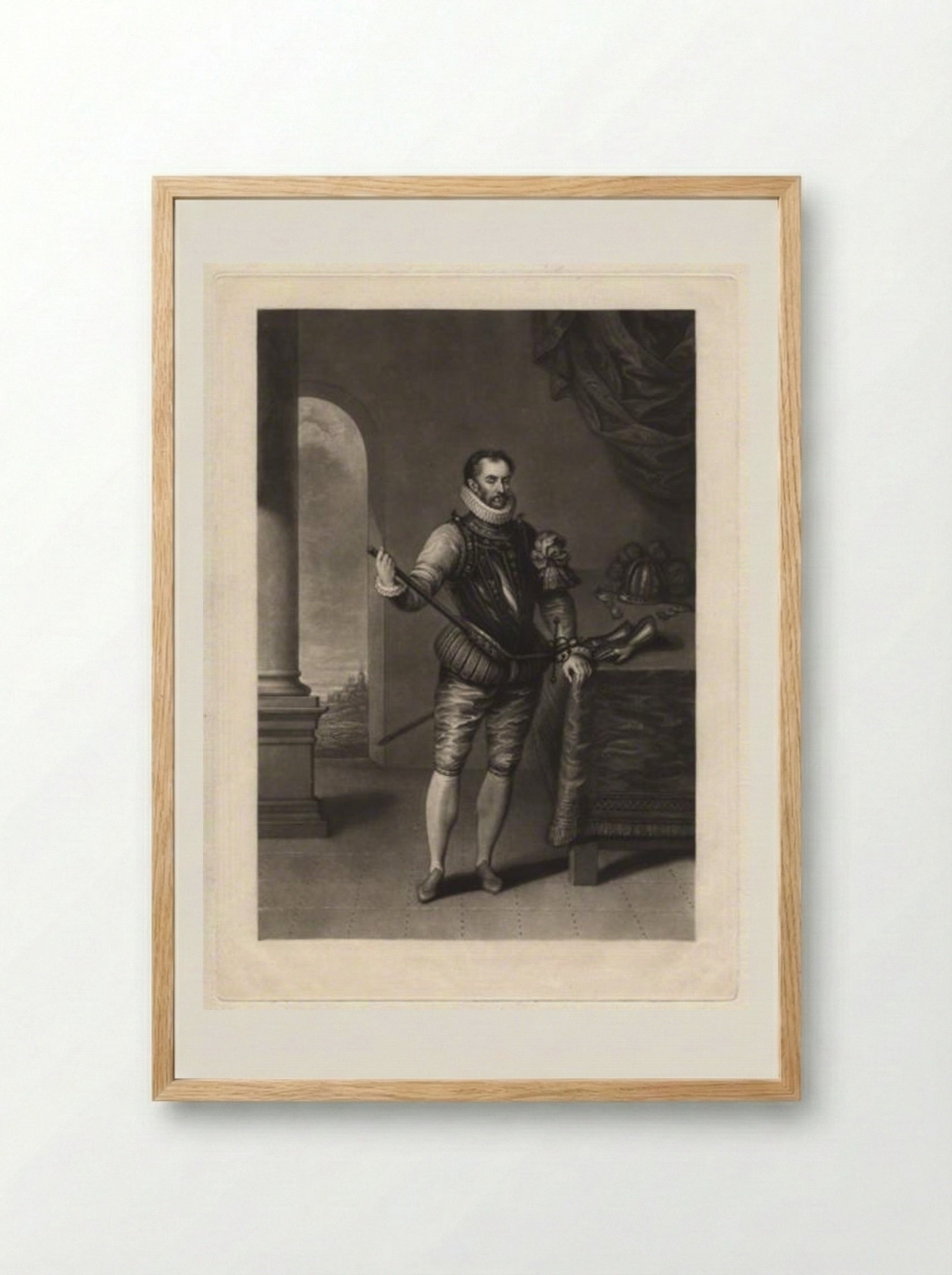 William I, Prince of Orange - Charles Turner - Framed Print Wood